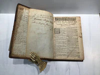 1599 Quarto Illustrated Geneva Bible - Image 3