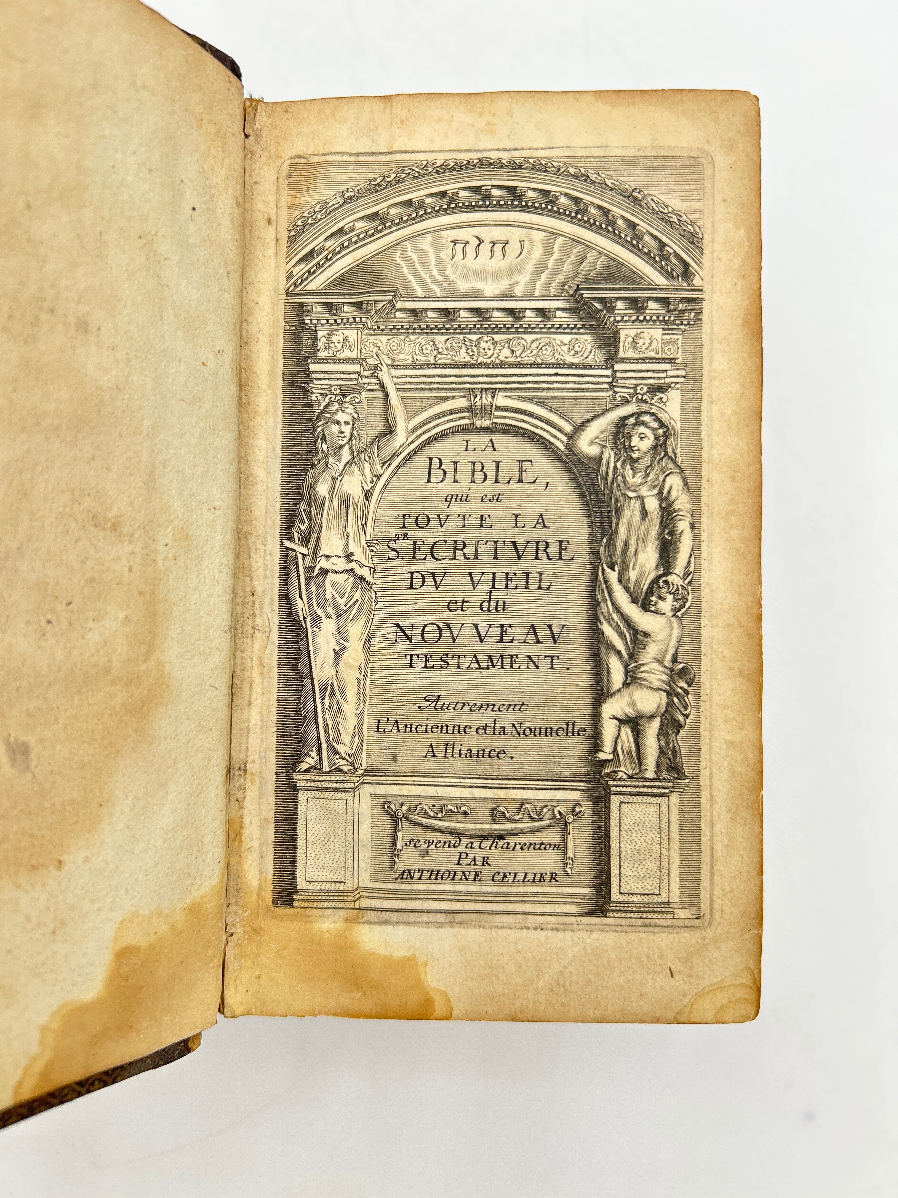 French Bible 1656 - Image 2