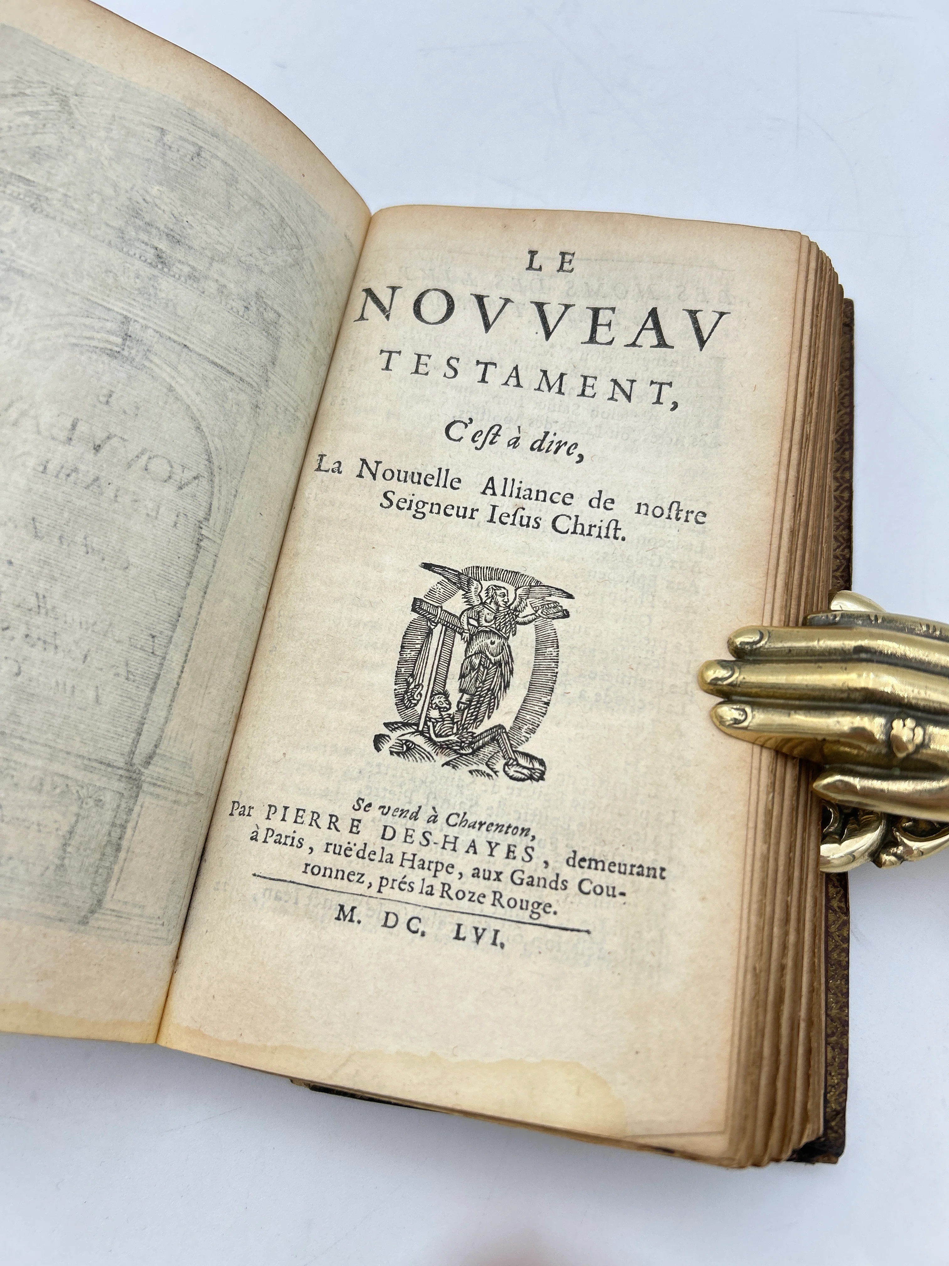 French Bible 1656 - Image 6