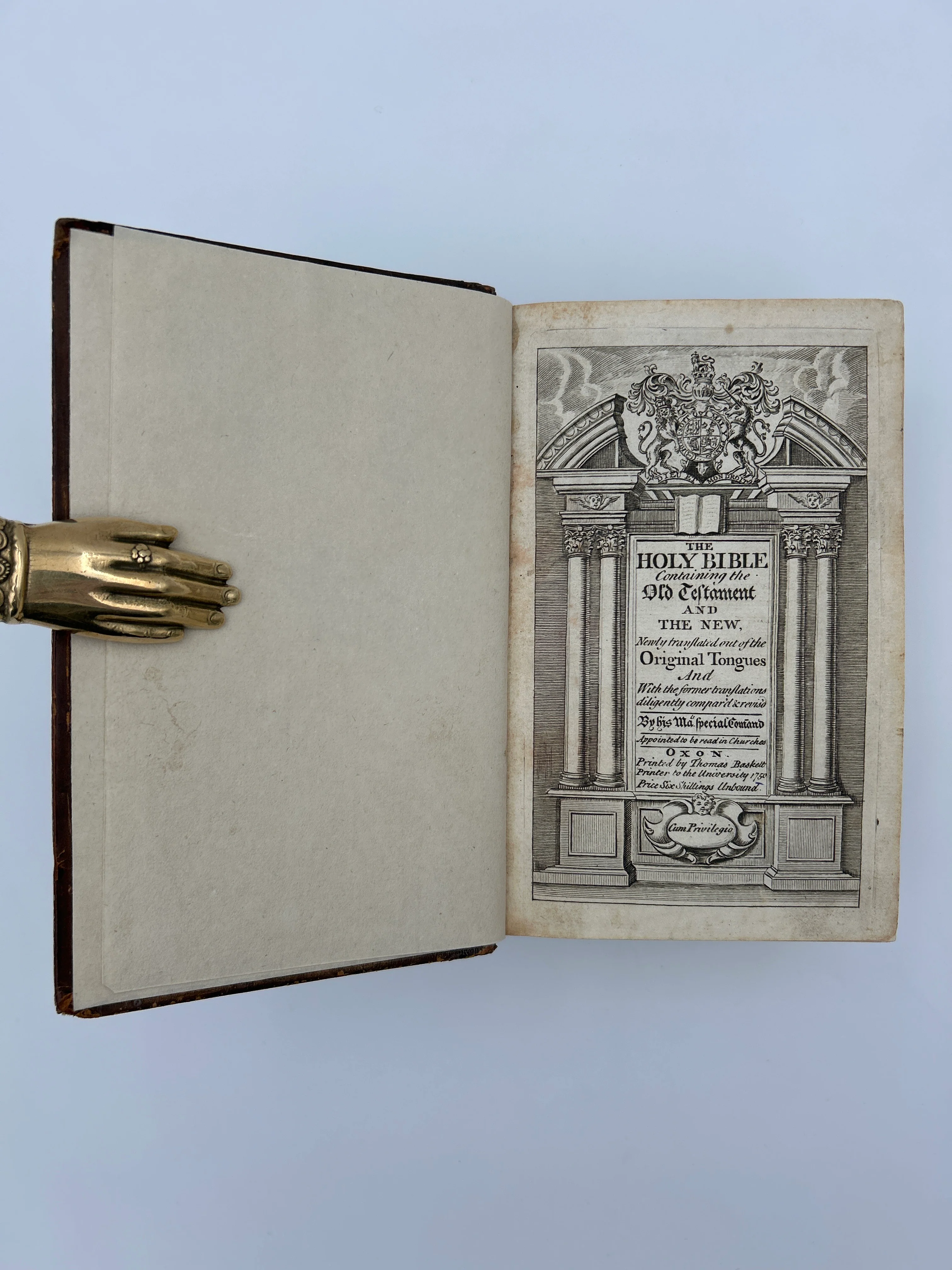 Oxford Holy Bible 1750-1751 - Image 3