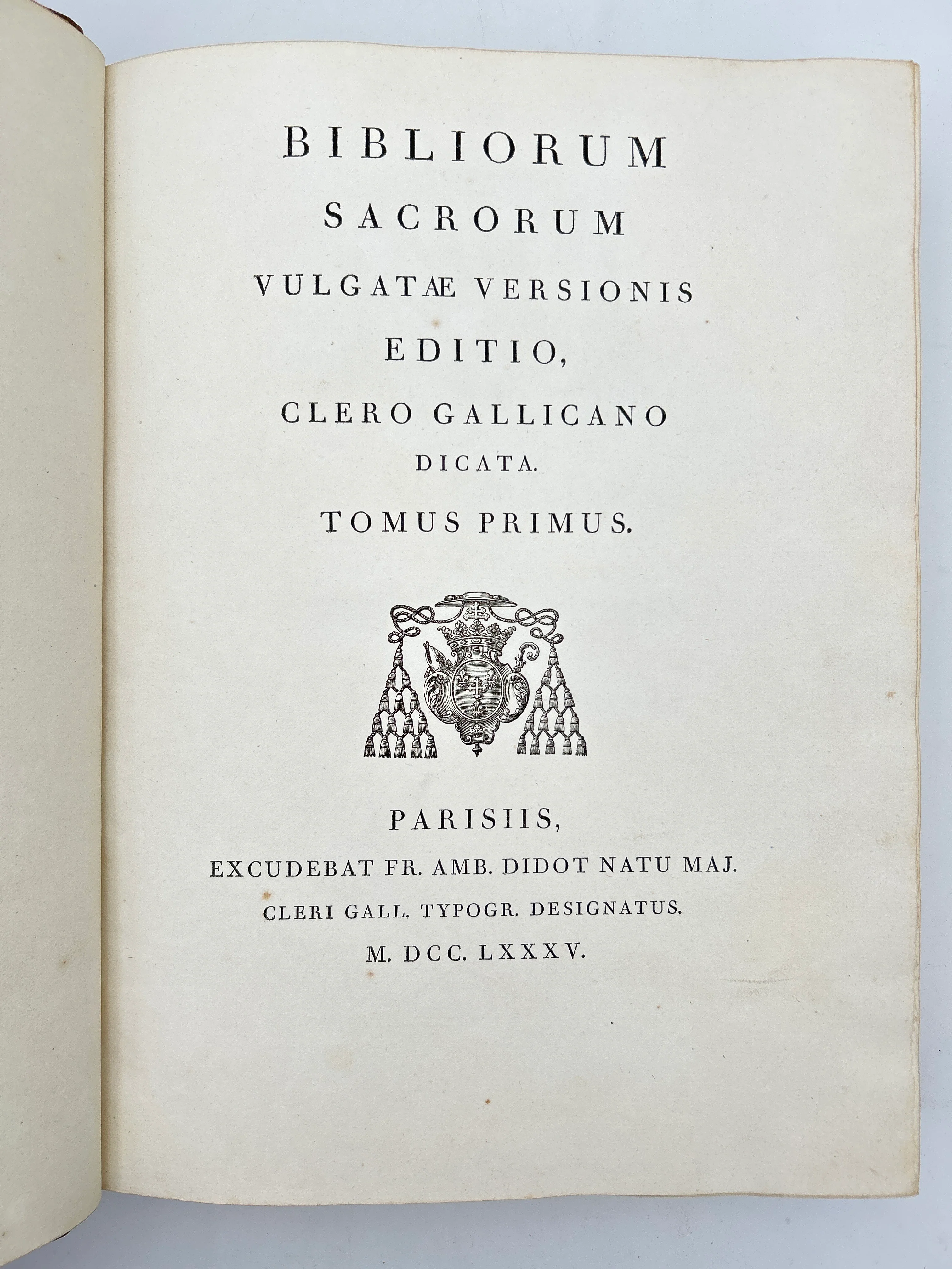 Latin Vulgate Bible 1785 in Two Volumes - Image 3