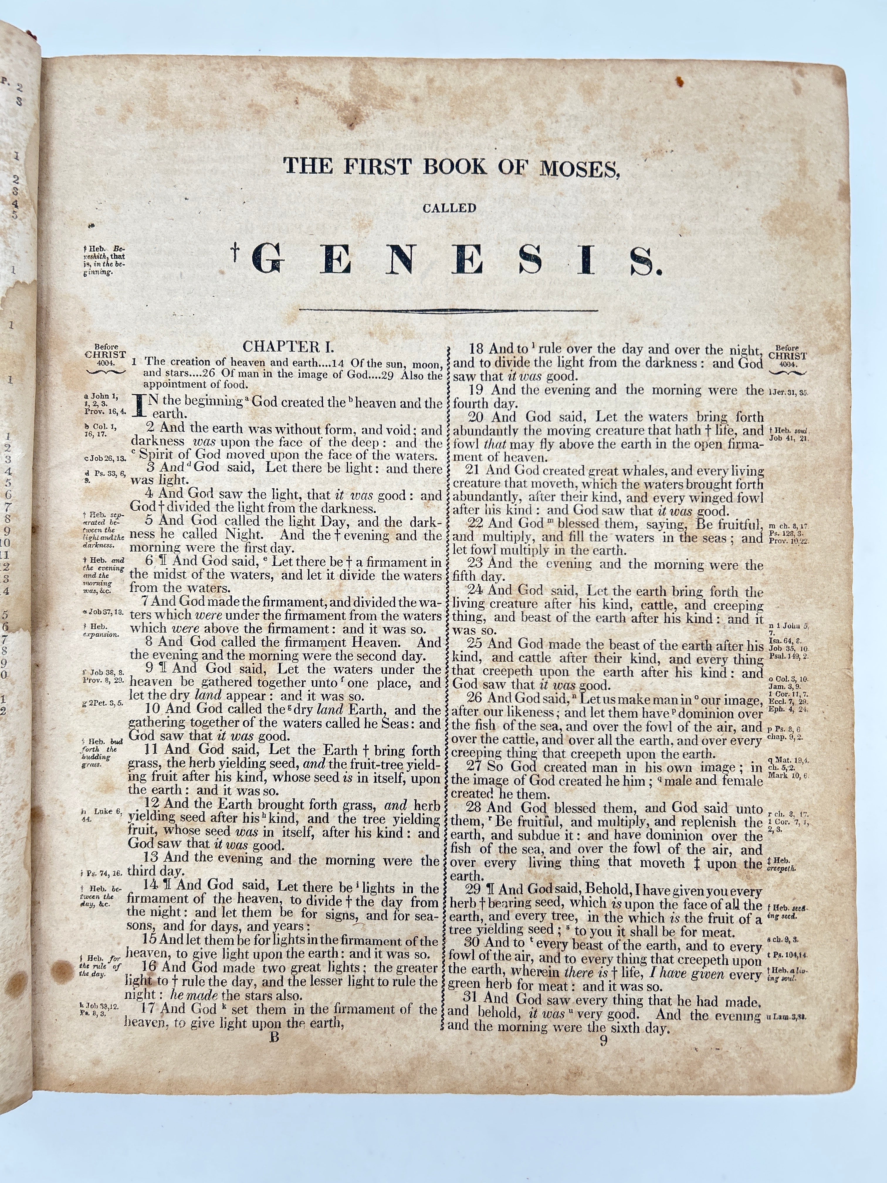 Cooperstown Bible 1825 - Image 3