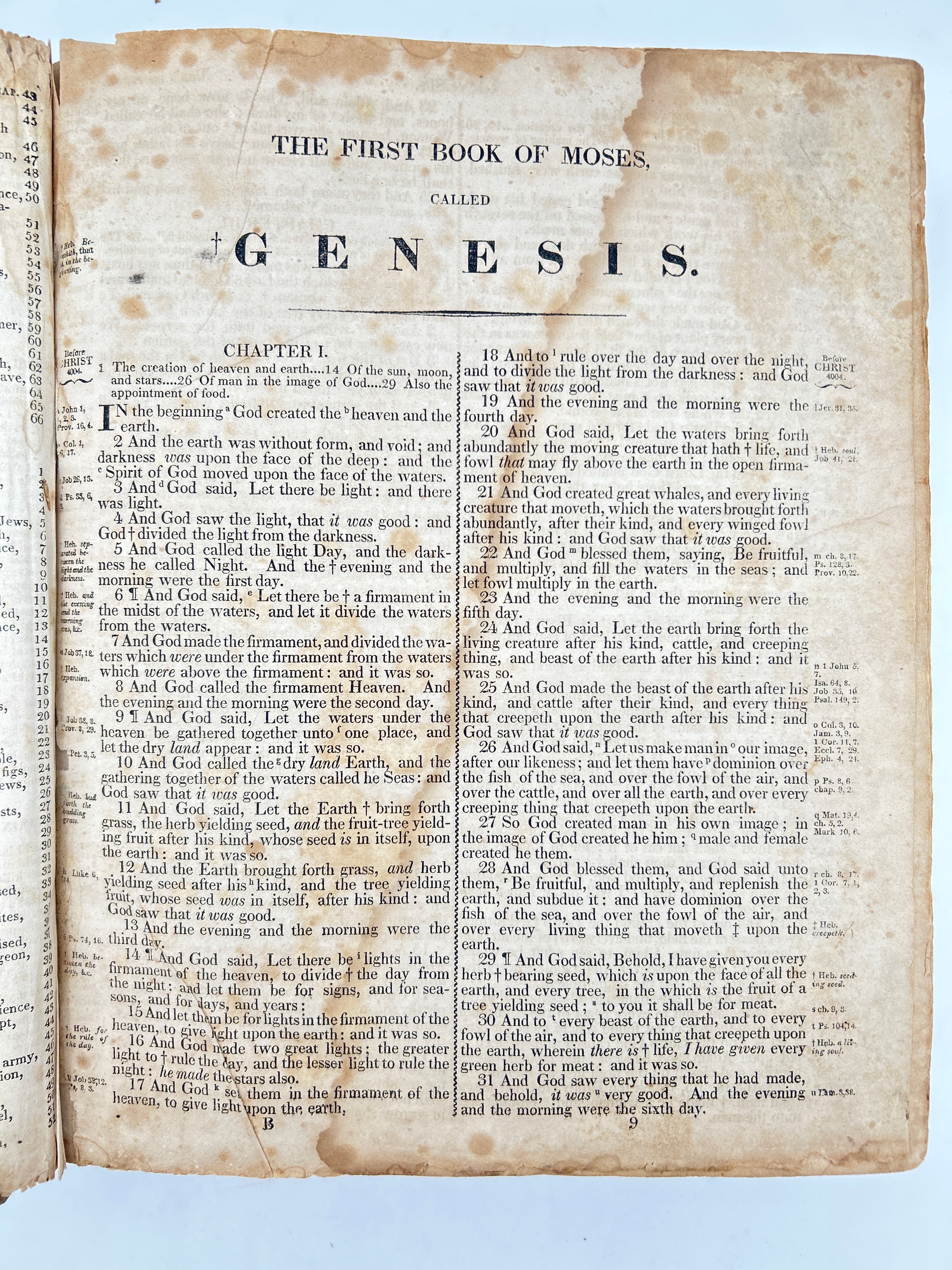 Cooperstown Holy Bible 1834 - Image 3