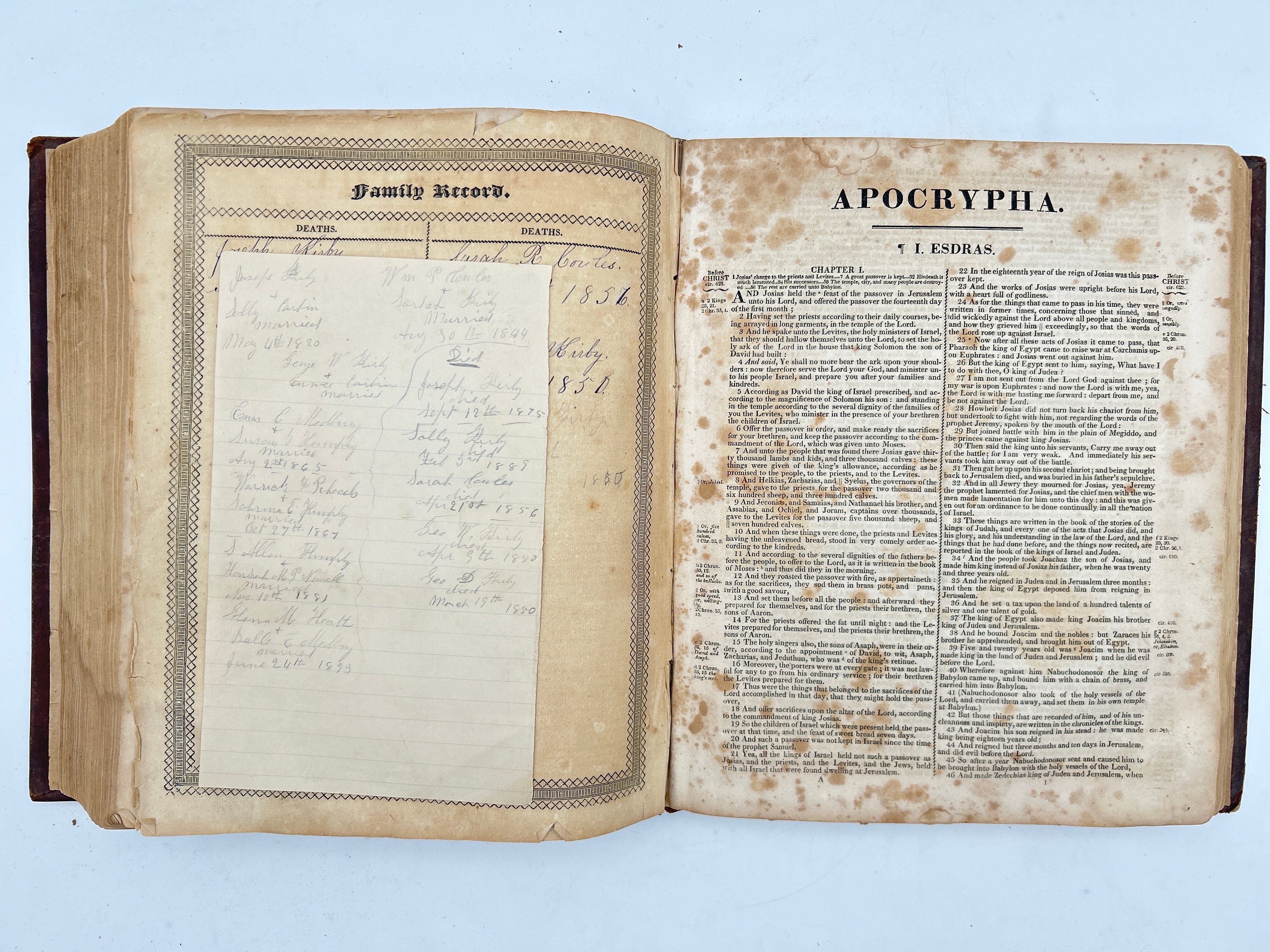 Cooperstown Holy Bible 1834 - Image 4