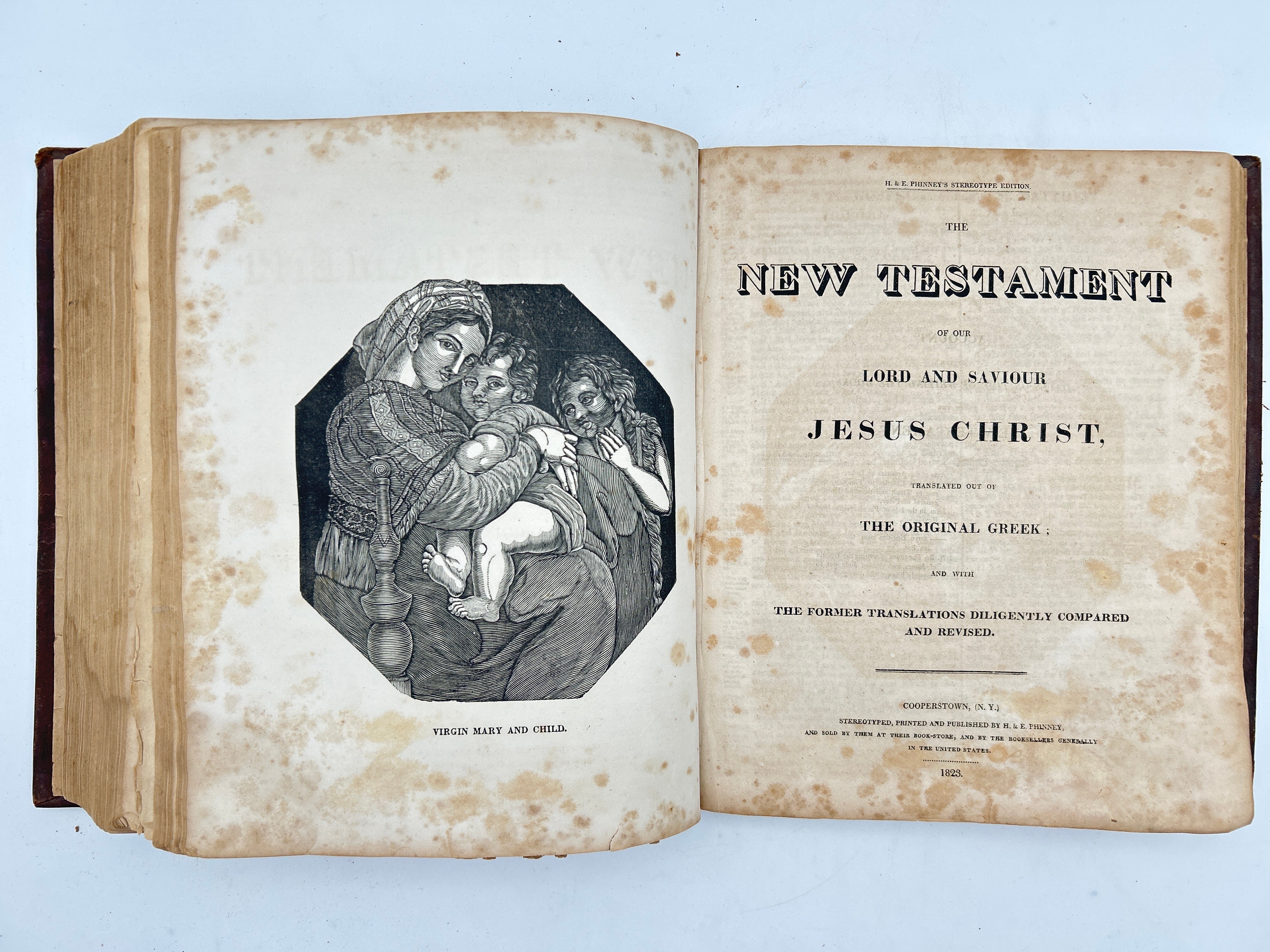 Cooperstown Holy Bible 1834 - Image 5