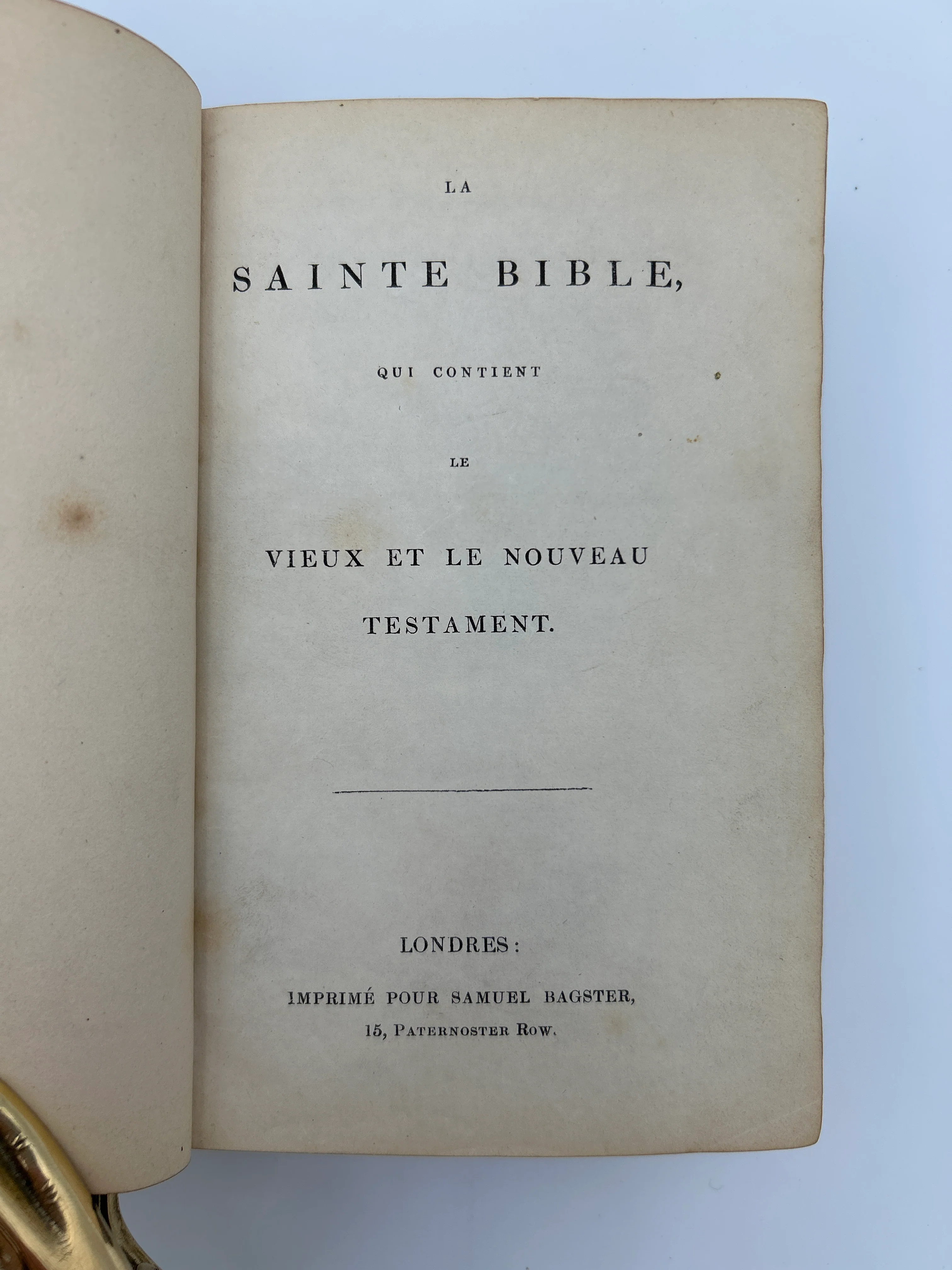 La Sainte Bible 1838 - Image 4