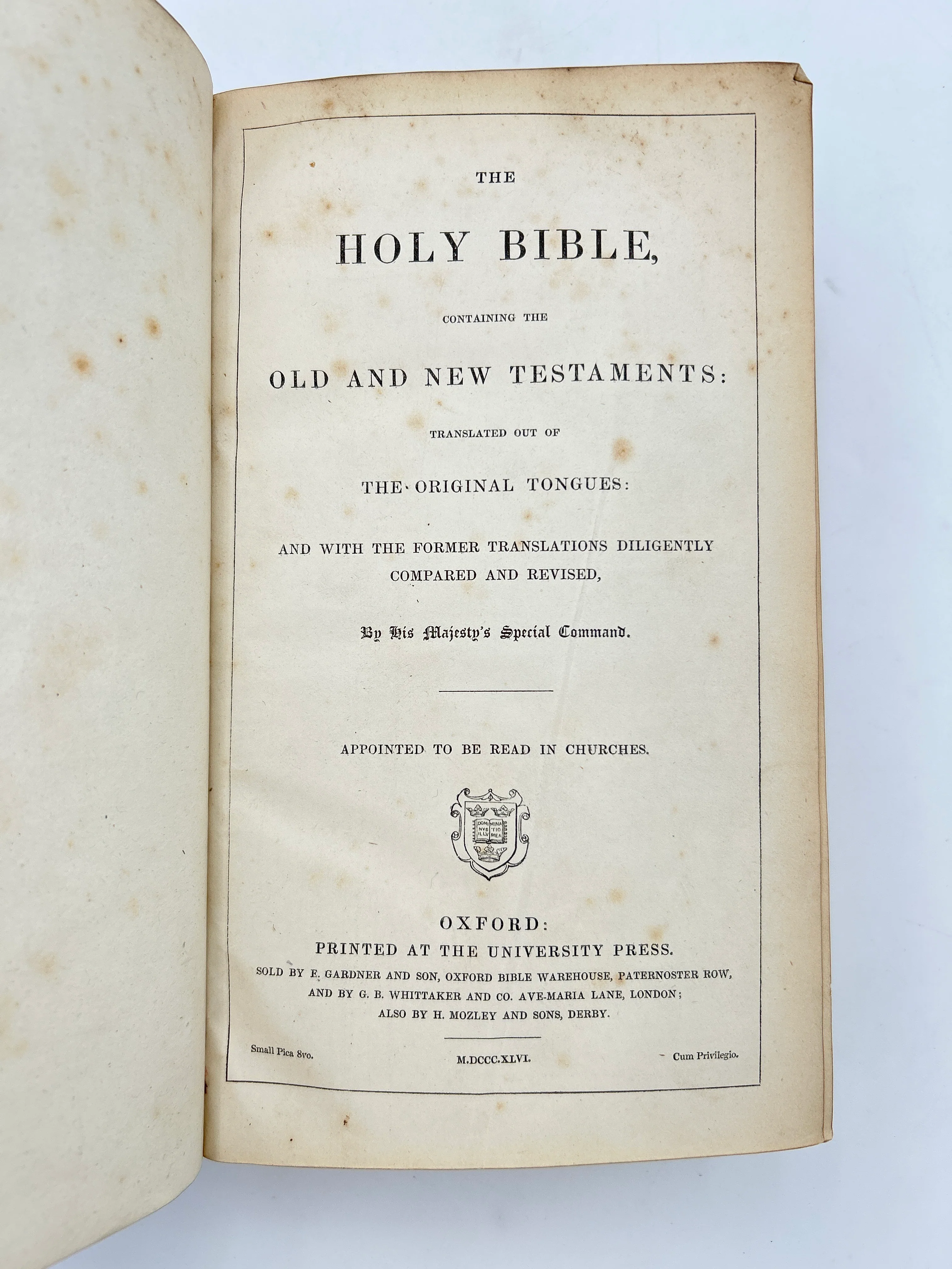 Holy Bible 1843 - Image 2