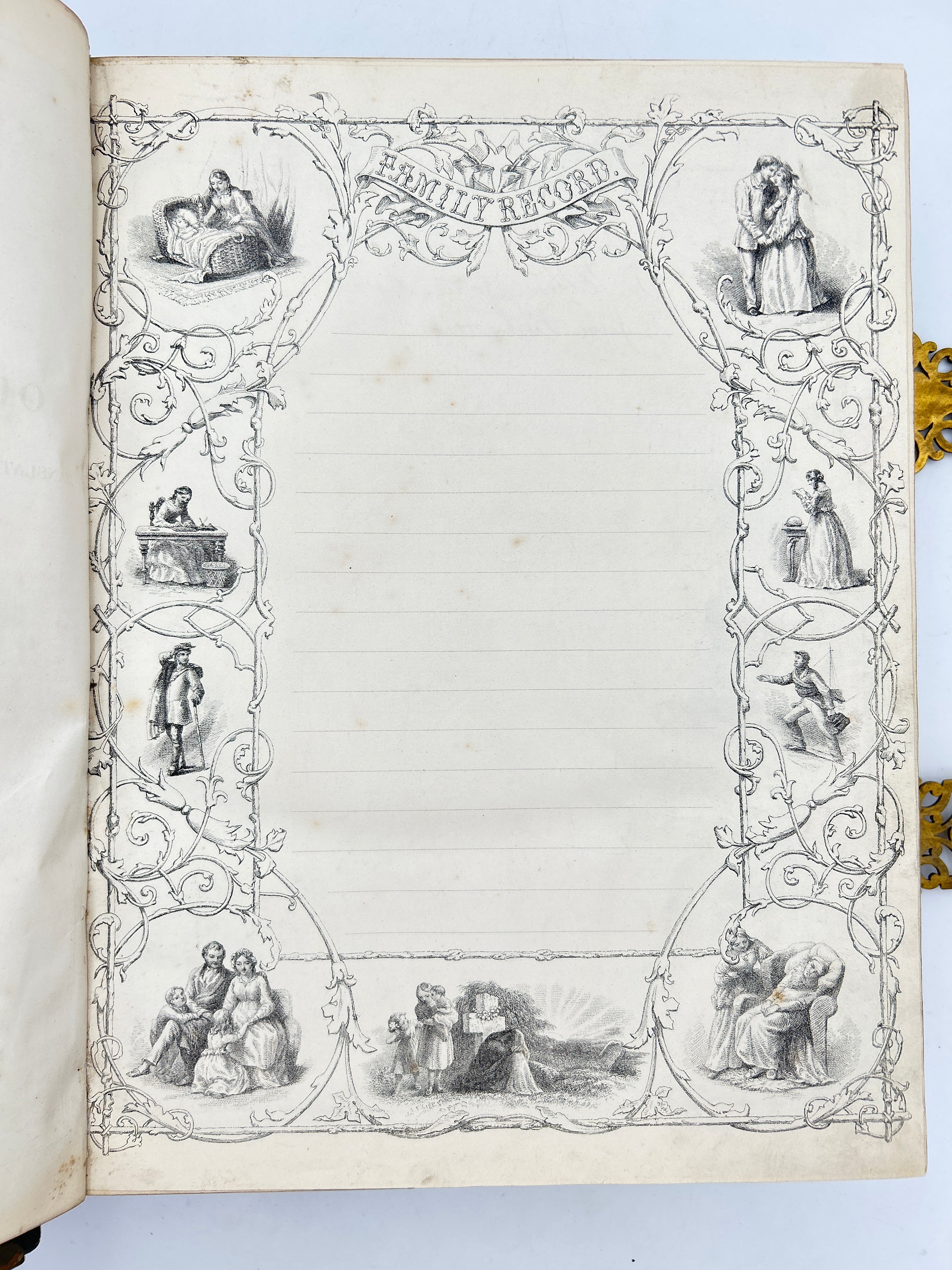 1853, 1847 Victorian Family Bible - Image 4