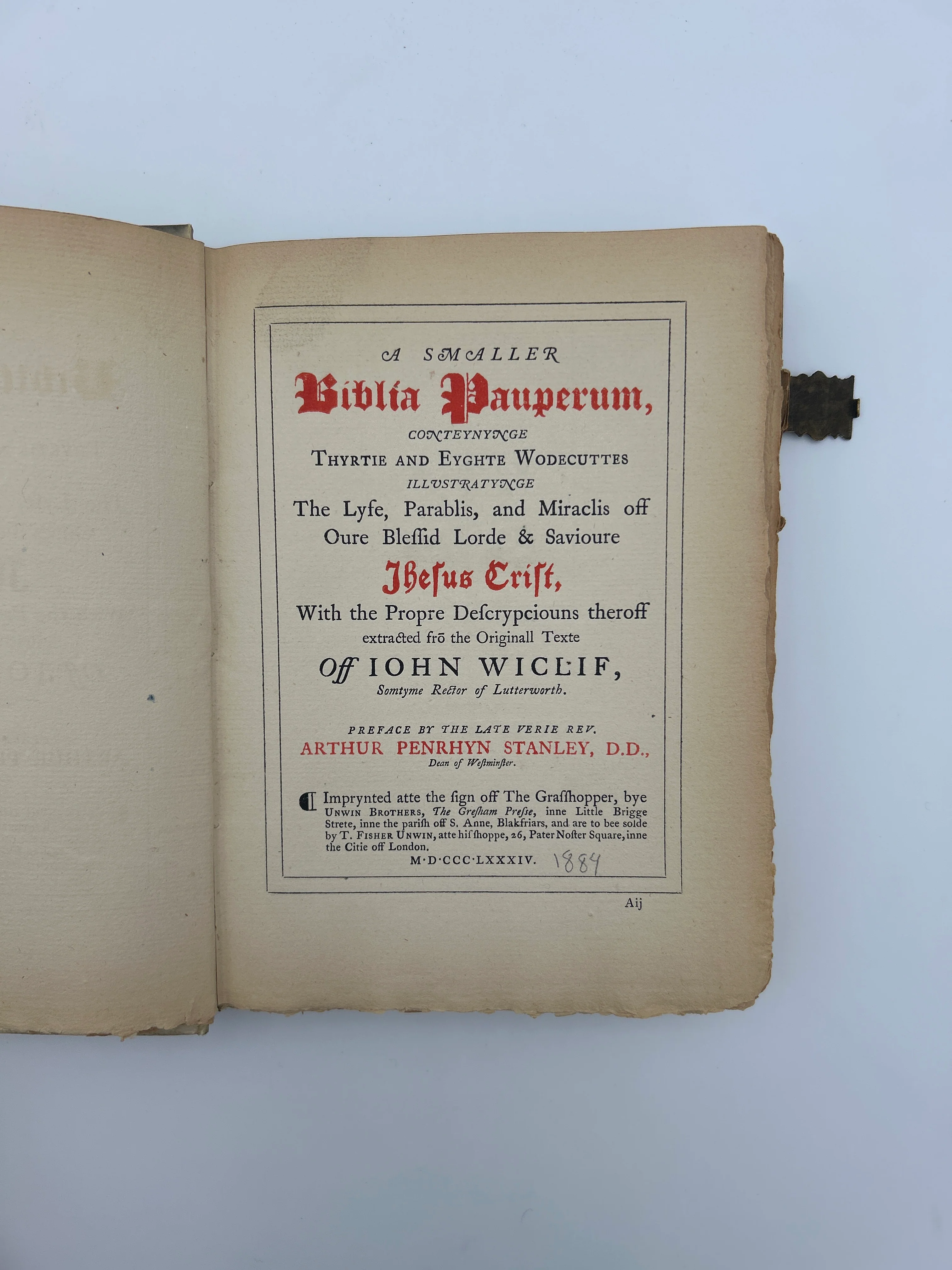 A Smaller Biblia Pauperum 1884 - Image 4