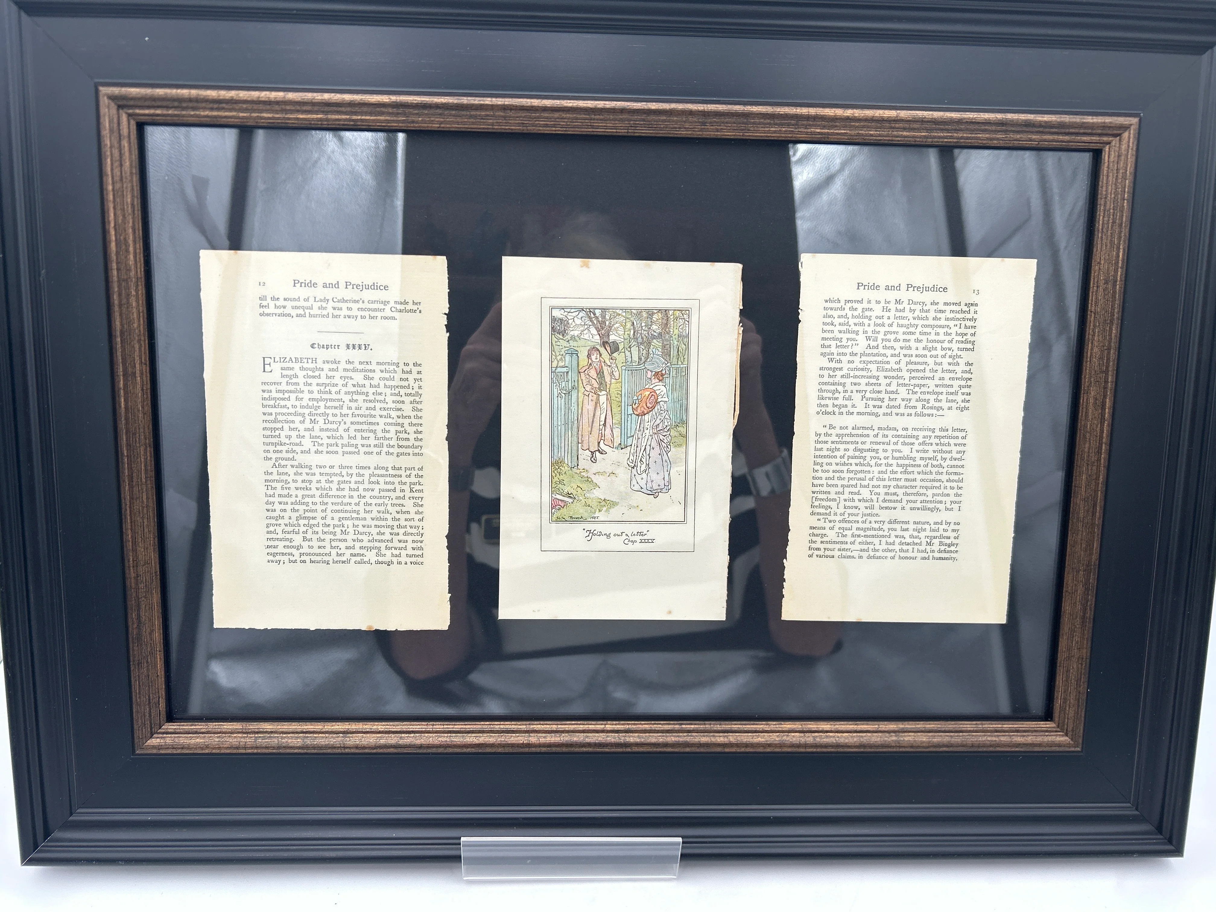 Pride and Prejudice Framed Pages (1892)