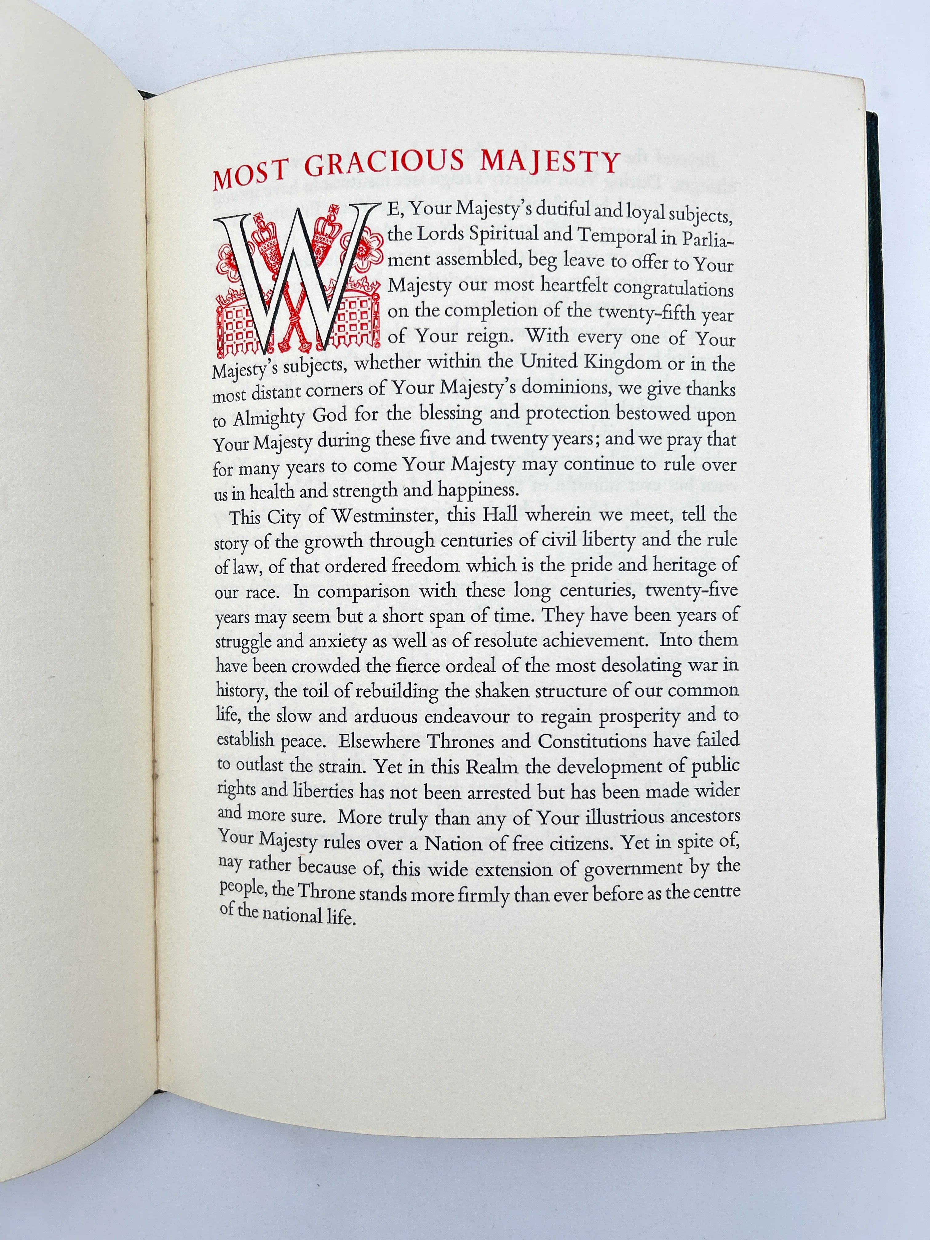 An Account of the Ceremony in Westminster Hall on the Occasion of the Presentation Of Addresses by Both Houses of Parliament to His Majesty King George V - Image 3