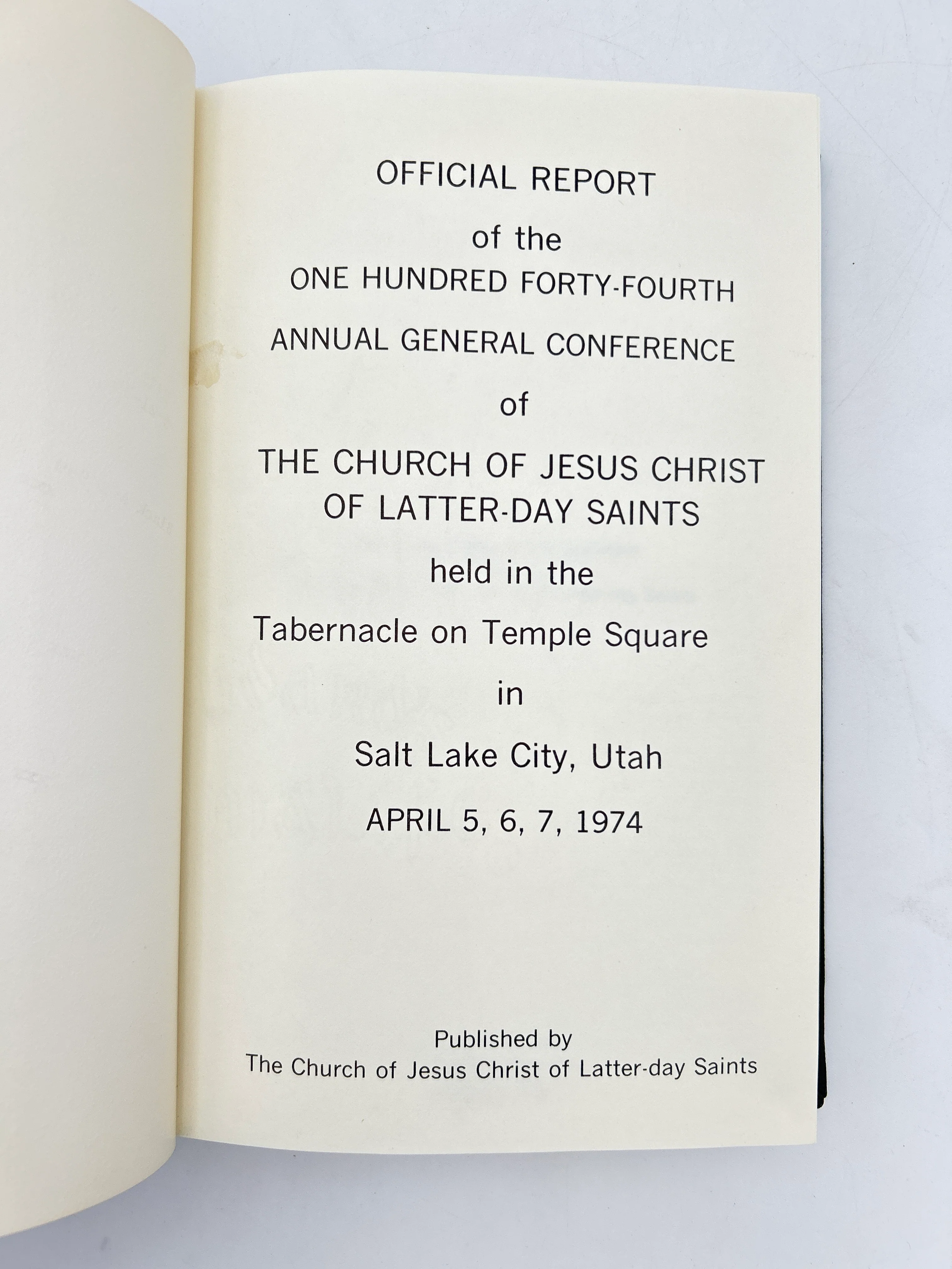 General Conference Reports 1974 - Image 3