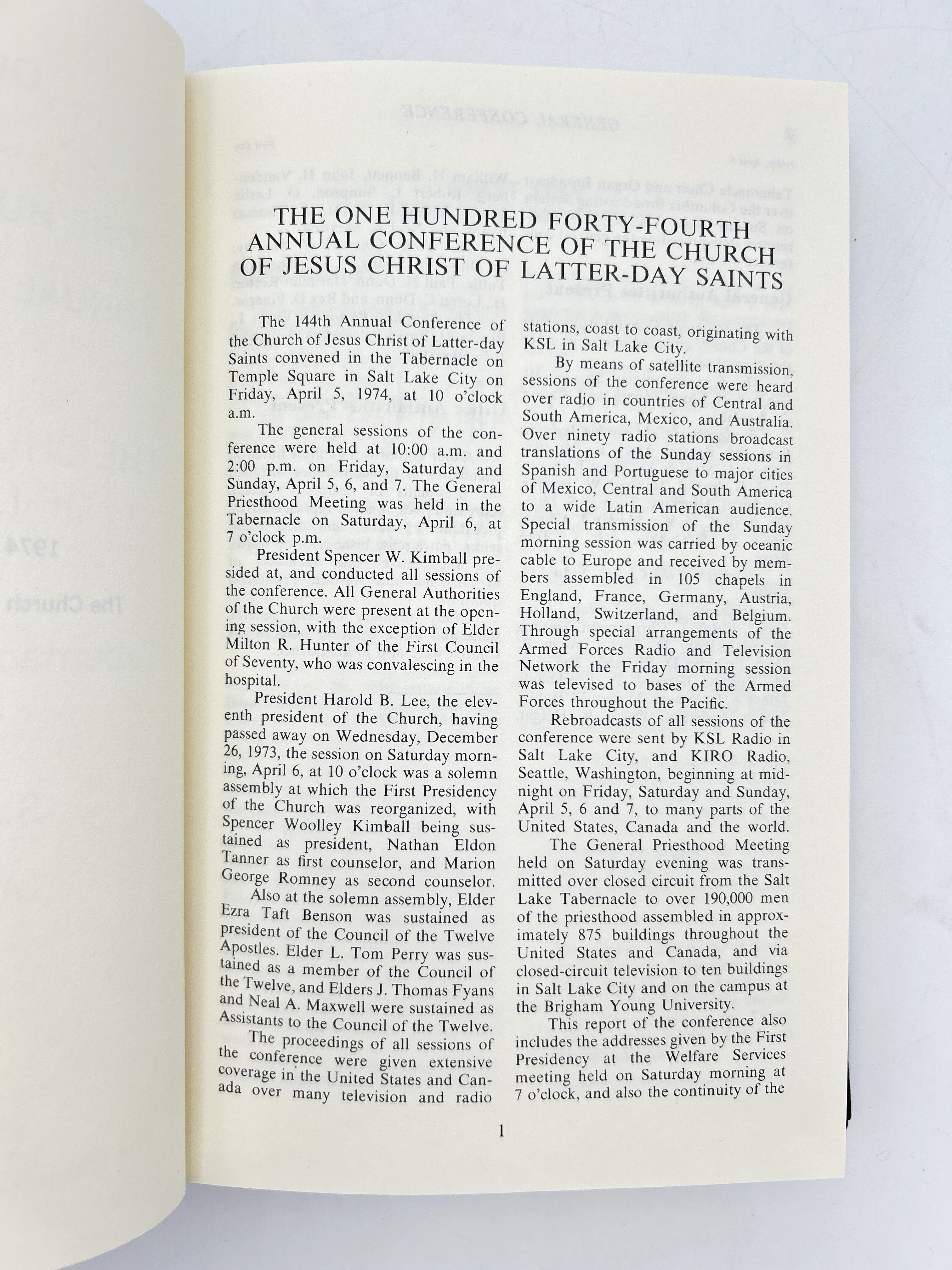 General Conference Reports 1974 - Image 4