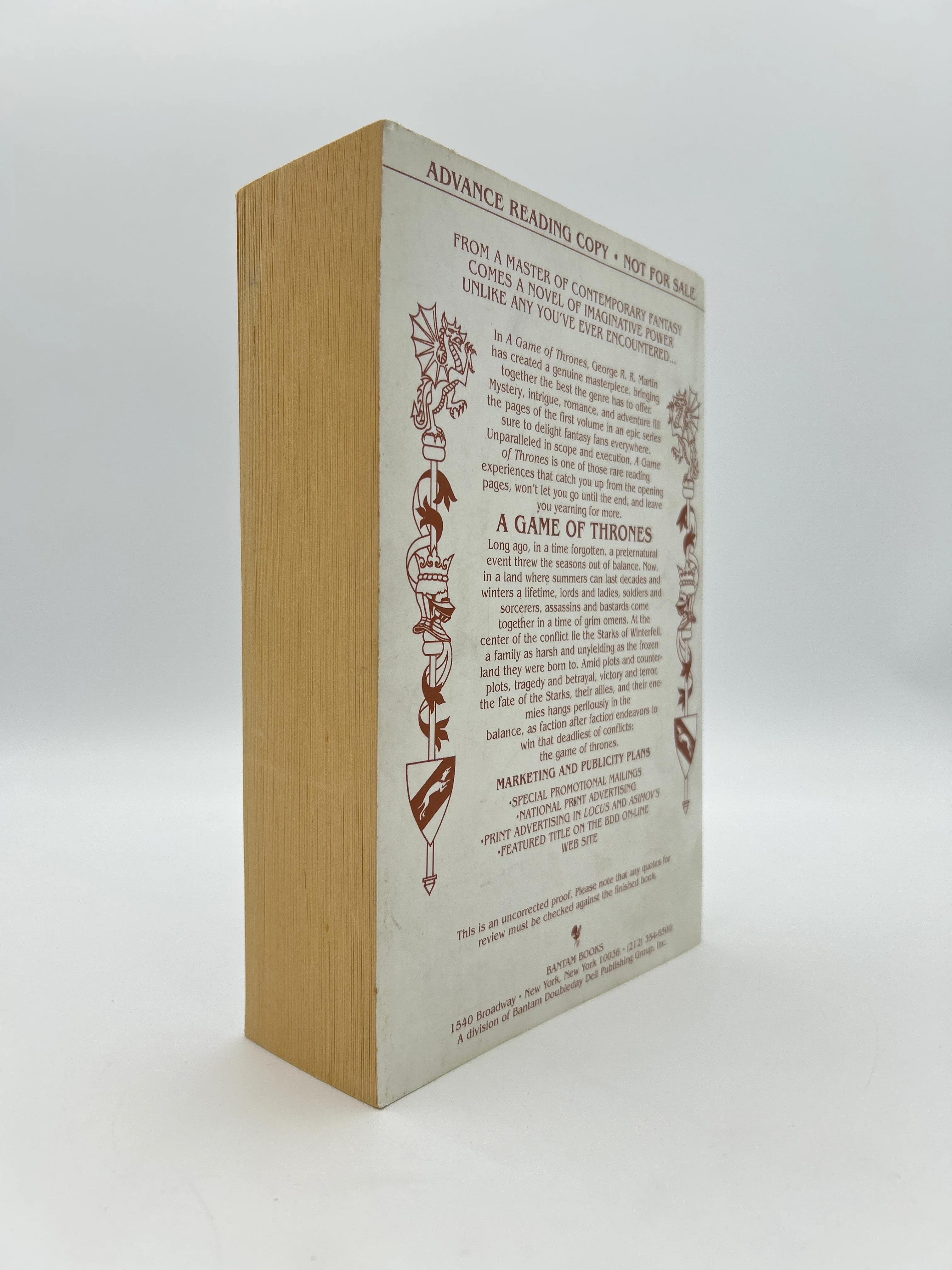 A Game of Thrones Advance Reading Copy - Image 2