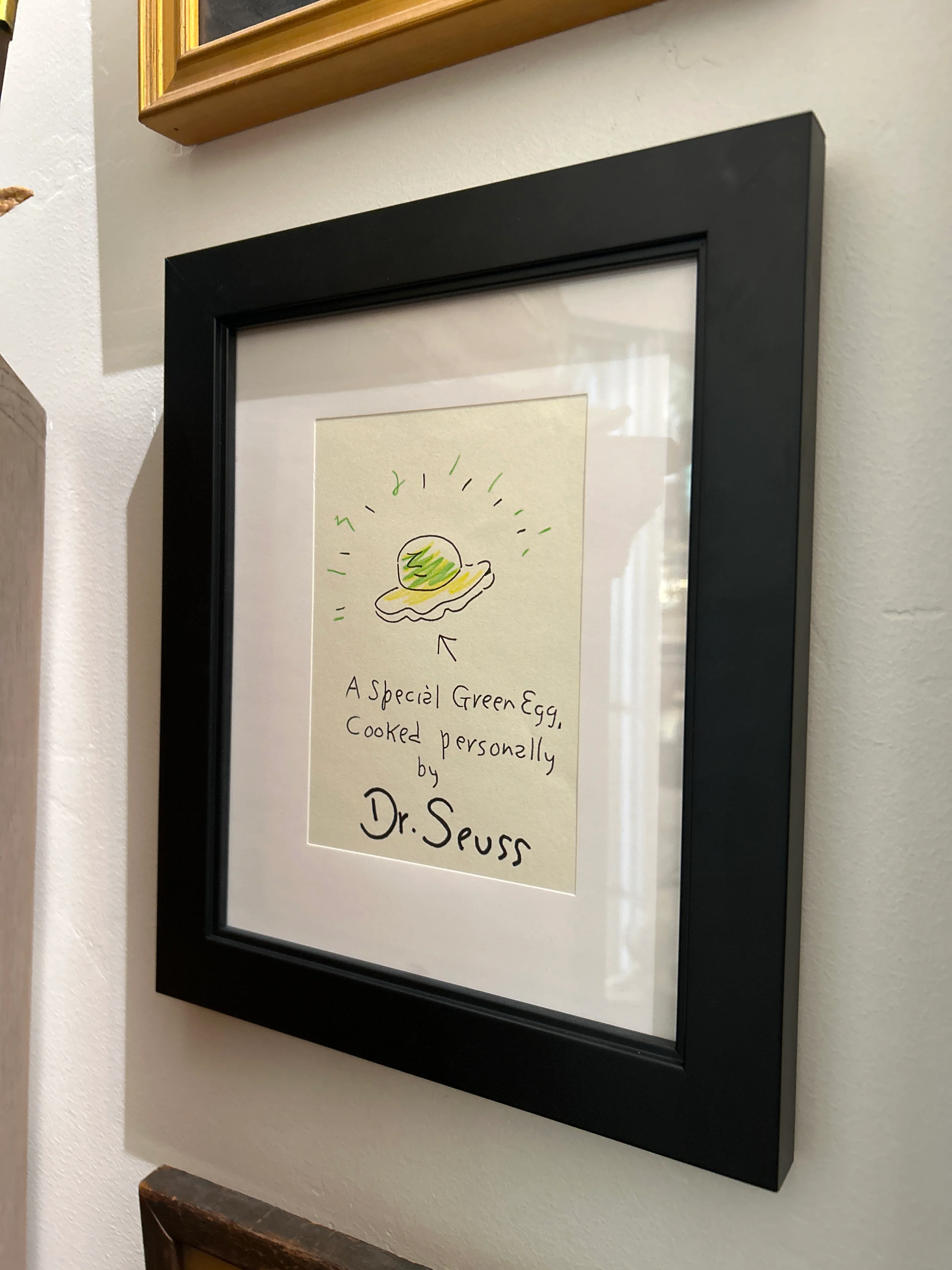 A Special Green Egg Cooked Personally by Dr. Seuss