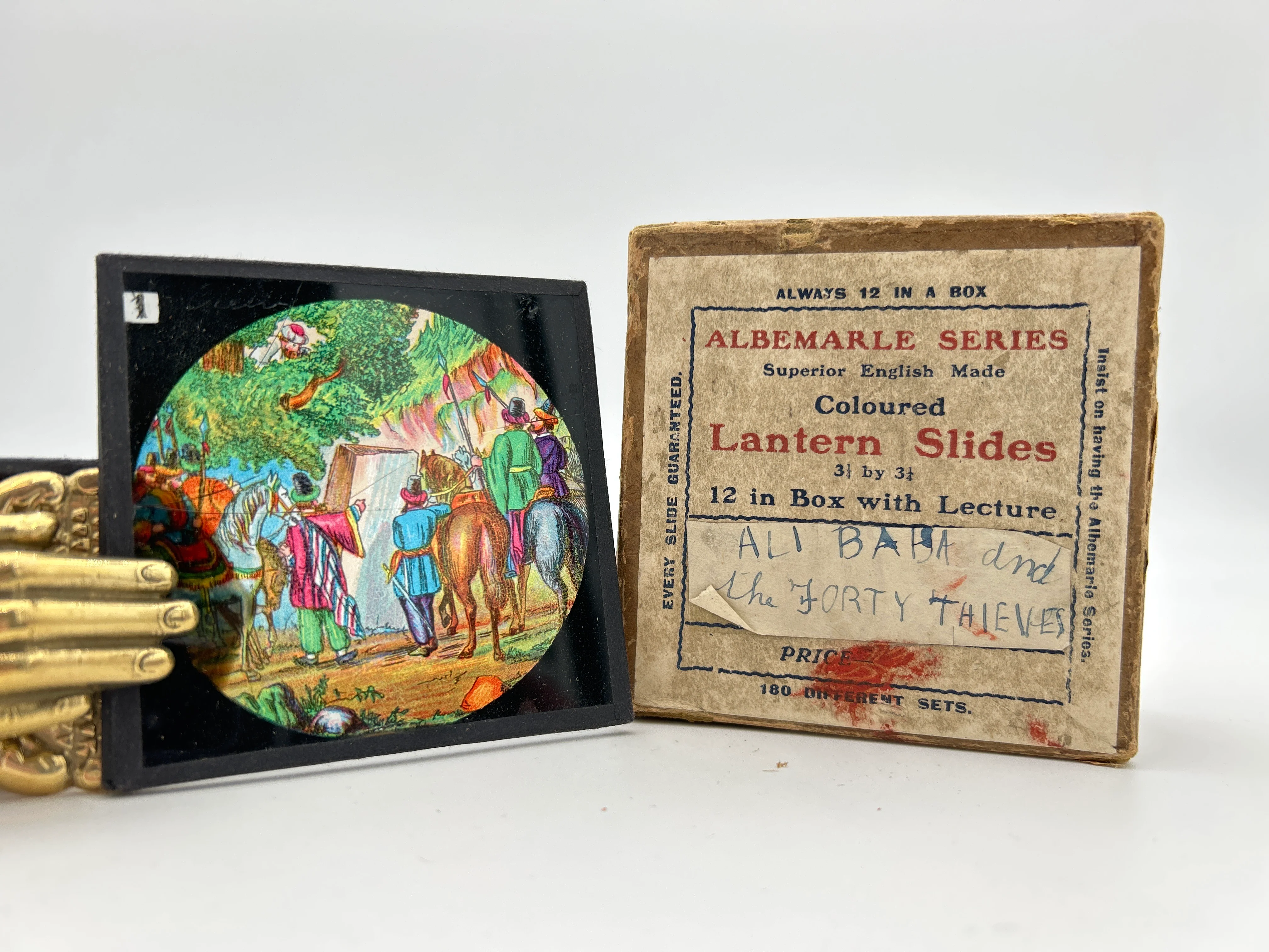 Ali Baba and the Forty Thieves Magic Lantern Slides