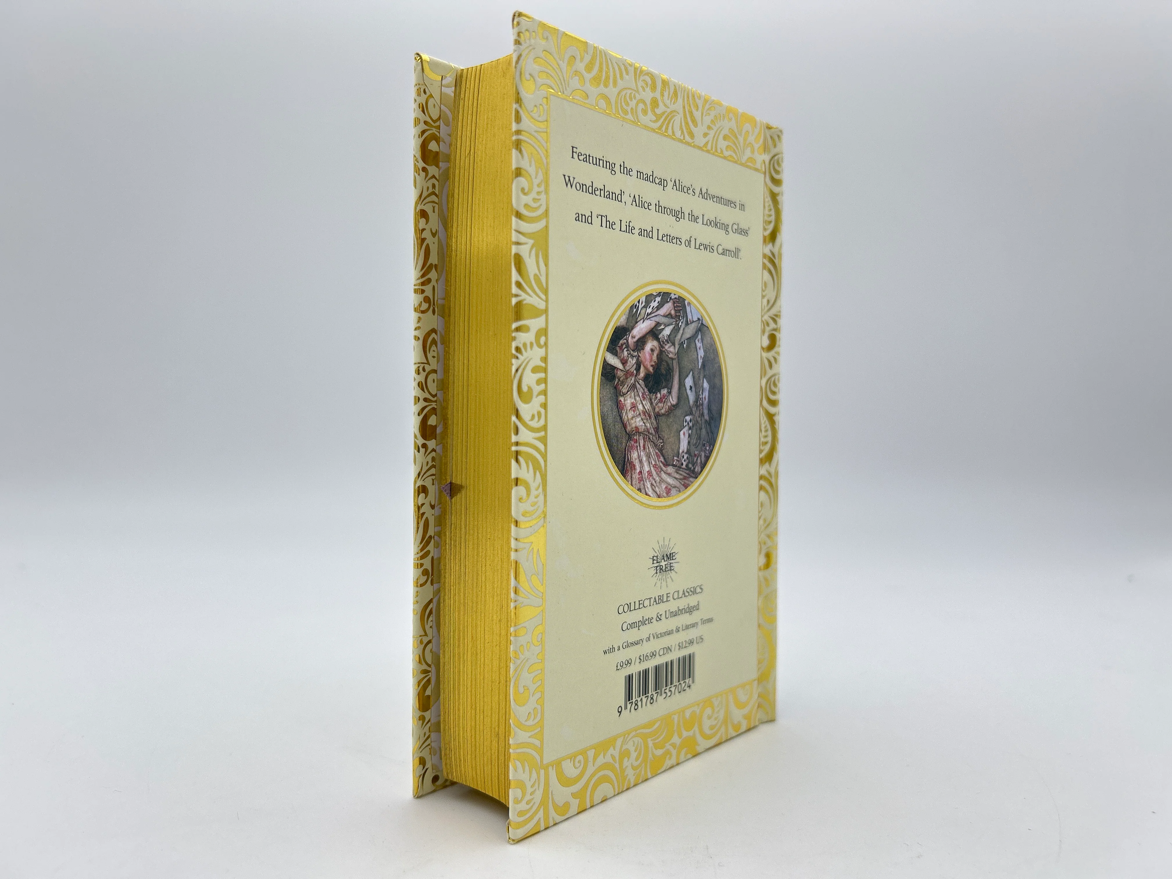 Alice in Wonderland Pocket Sized Reprint (gold collectable classics) - Image 2