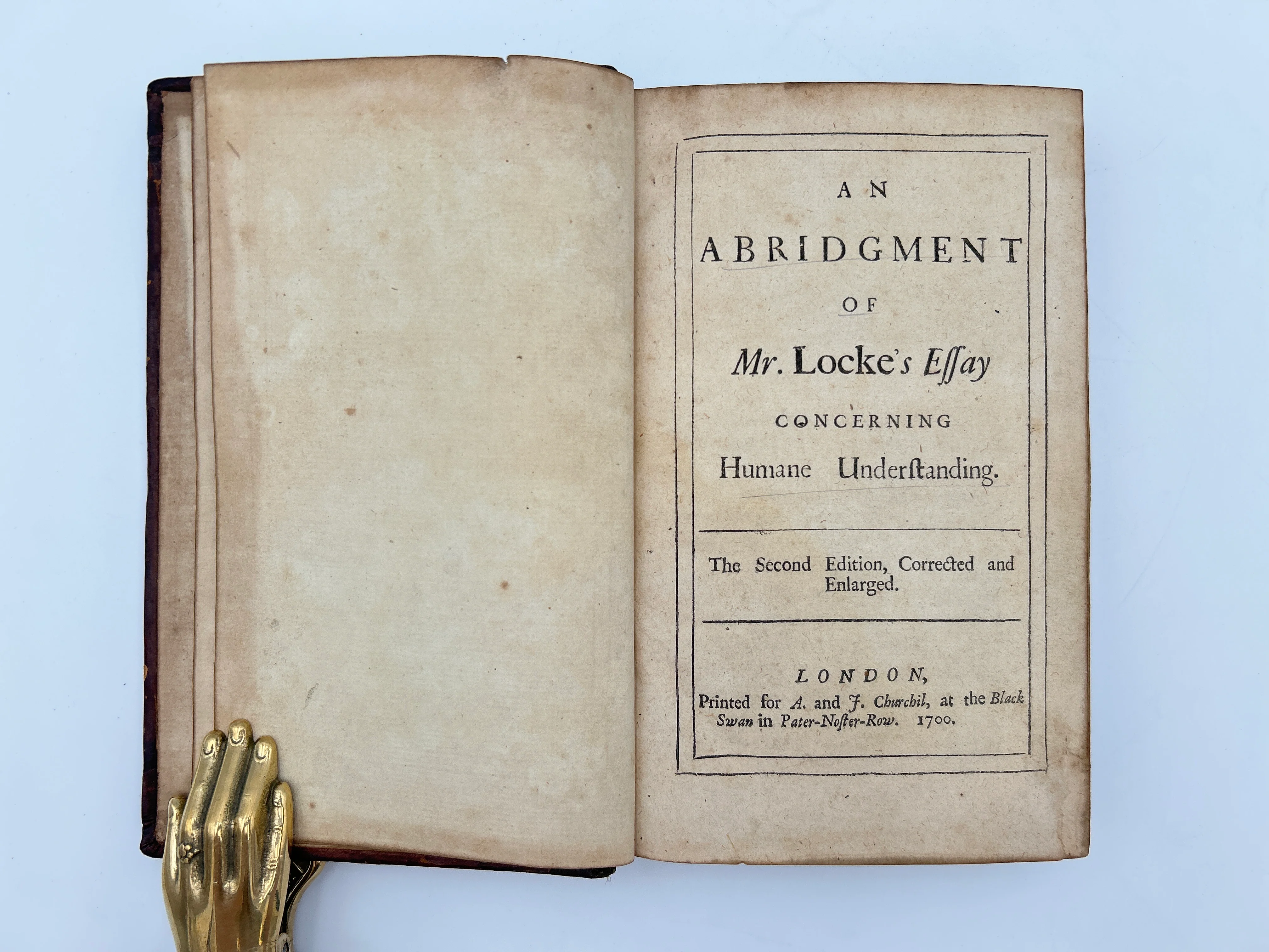 An Abridgment of Mr. Locke’s Essay Concerning Humane Understanding - Image 3