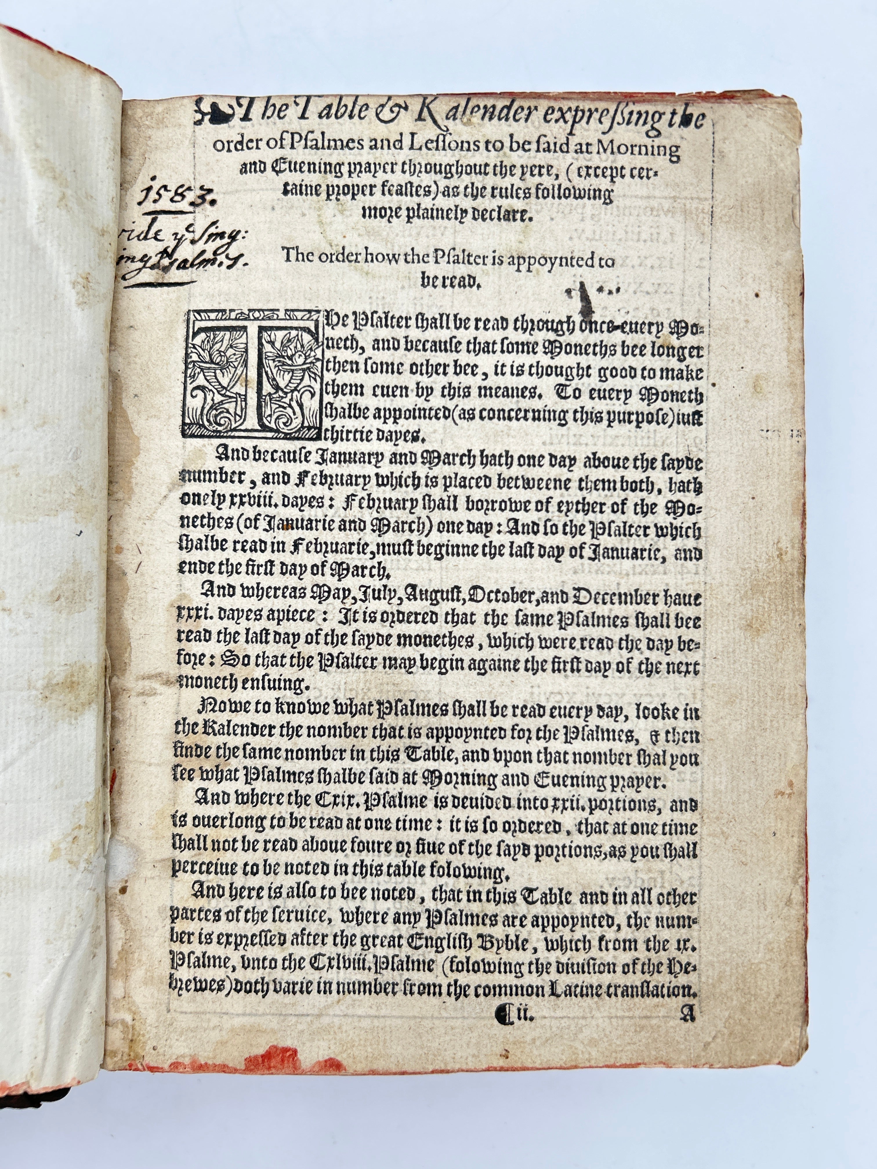 Book of Common Prayer and Whole Book of Psalms 1583 - Image 3