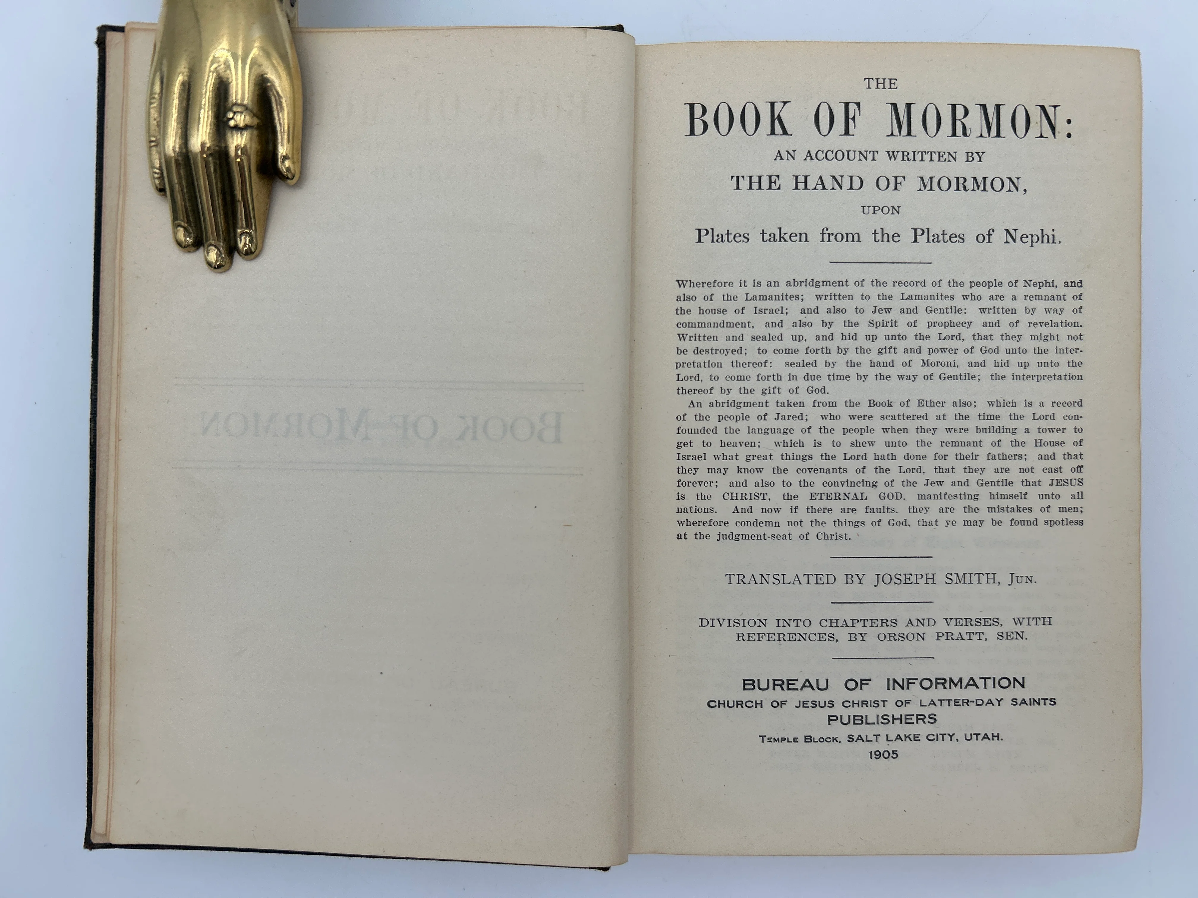 Book of Mormon (1905) - Image 3