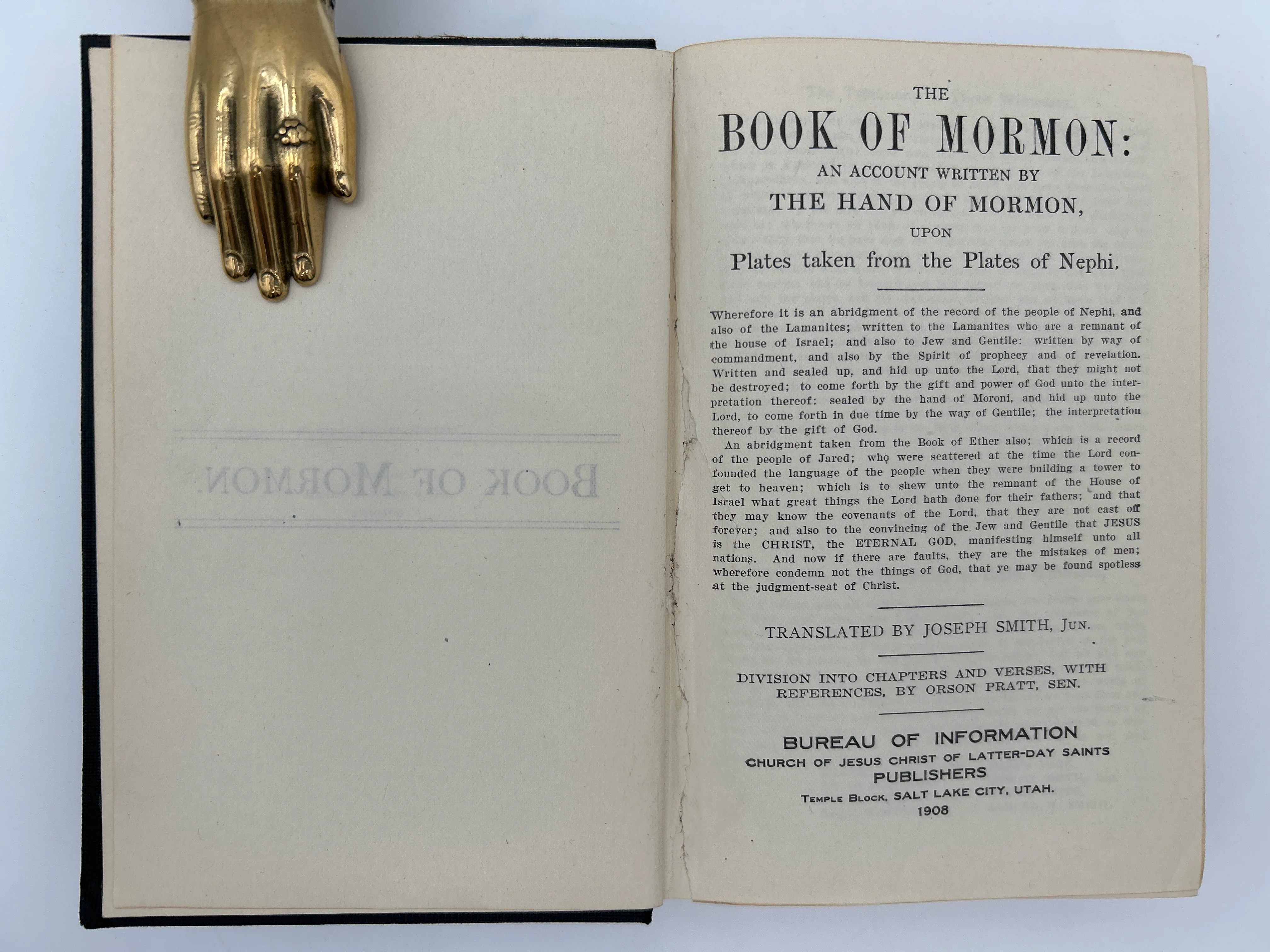 Book of Mormon (1908) - Image 3