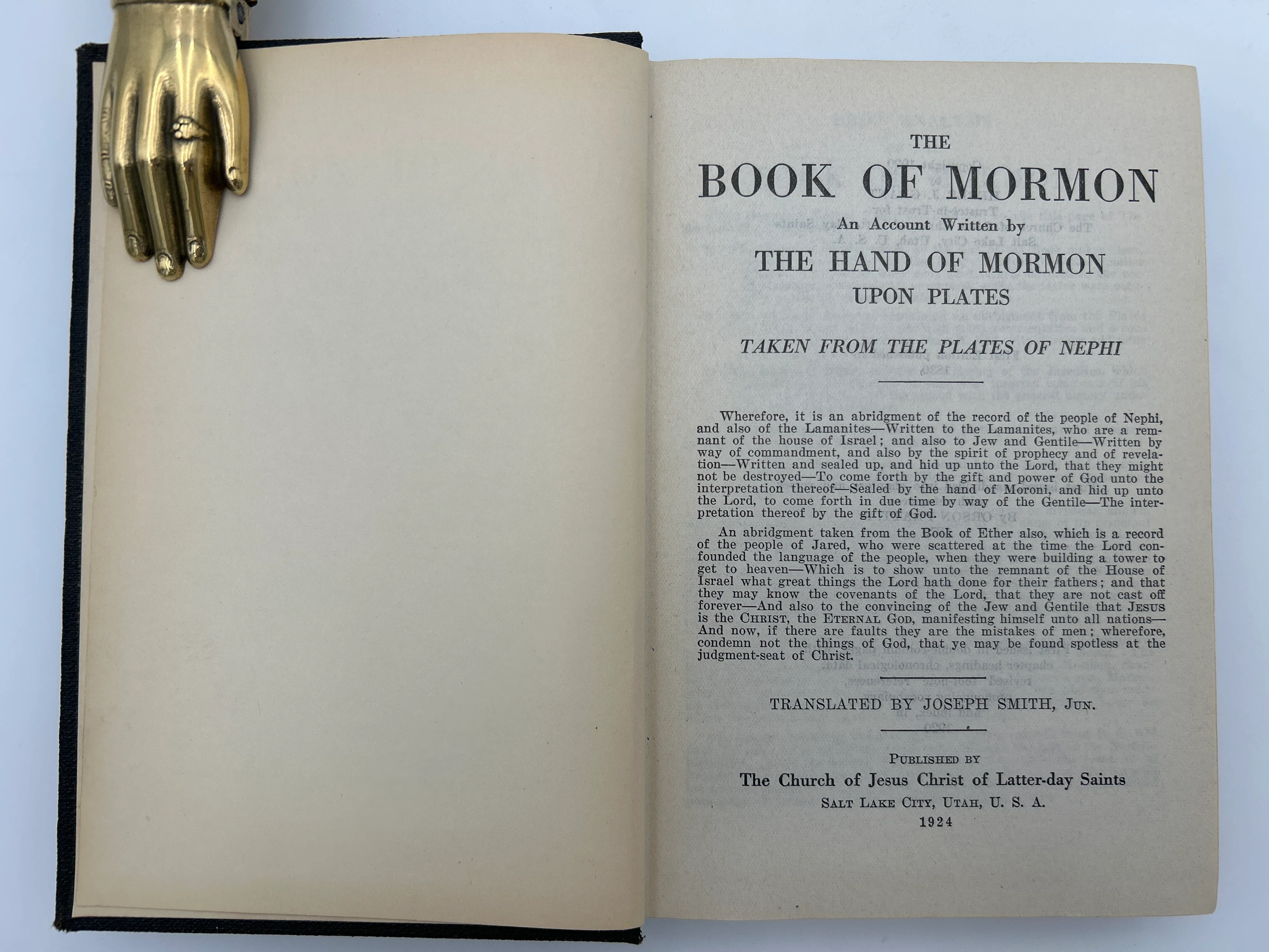 Book of Mormon (1924) - Image 3