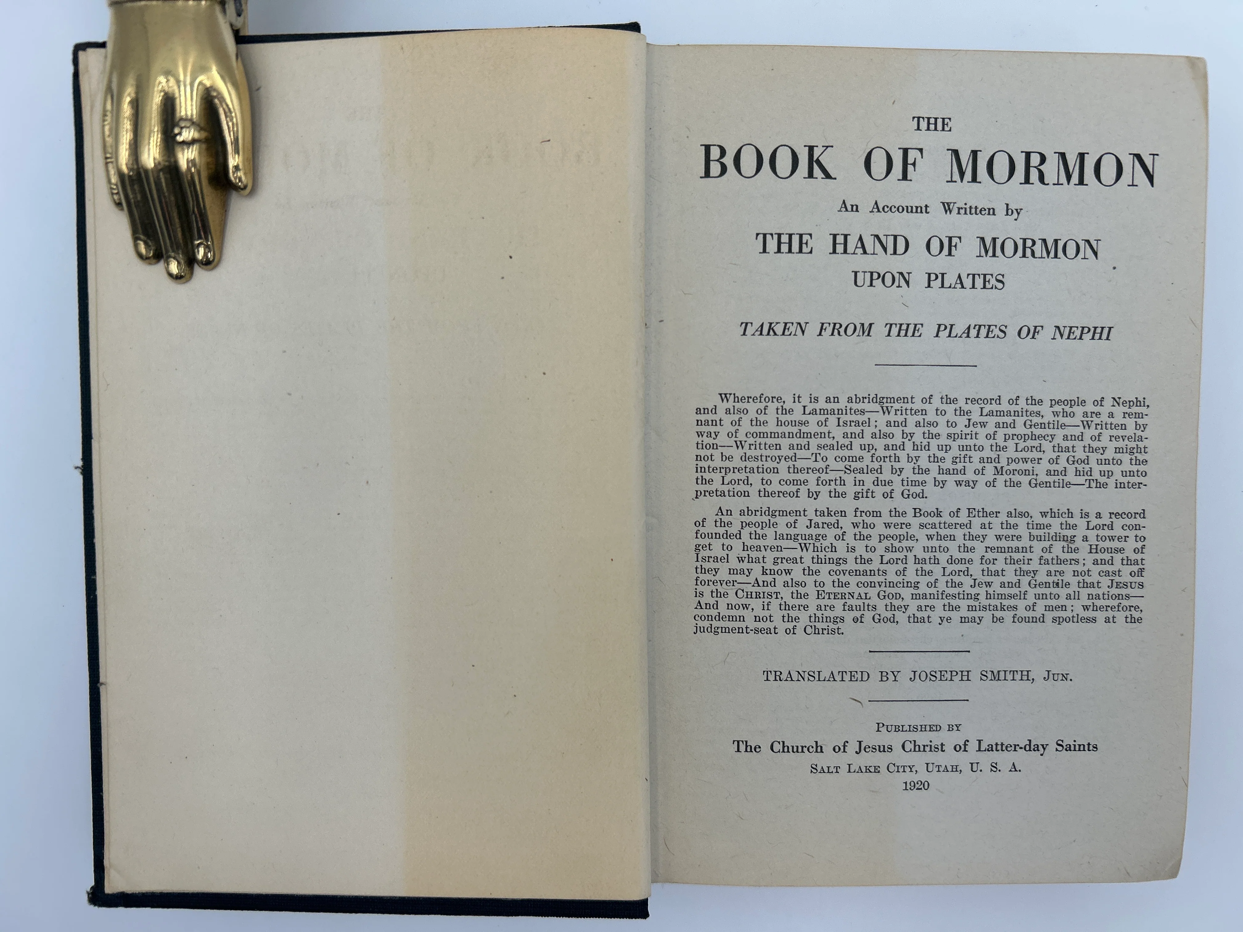 Book of Mormon (1920) - Image 4