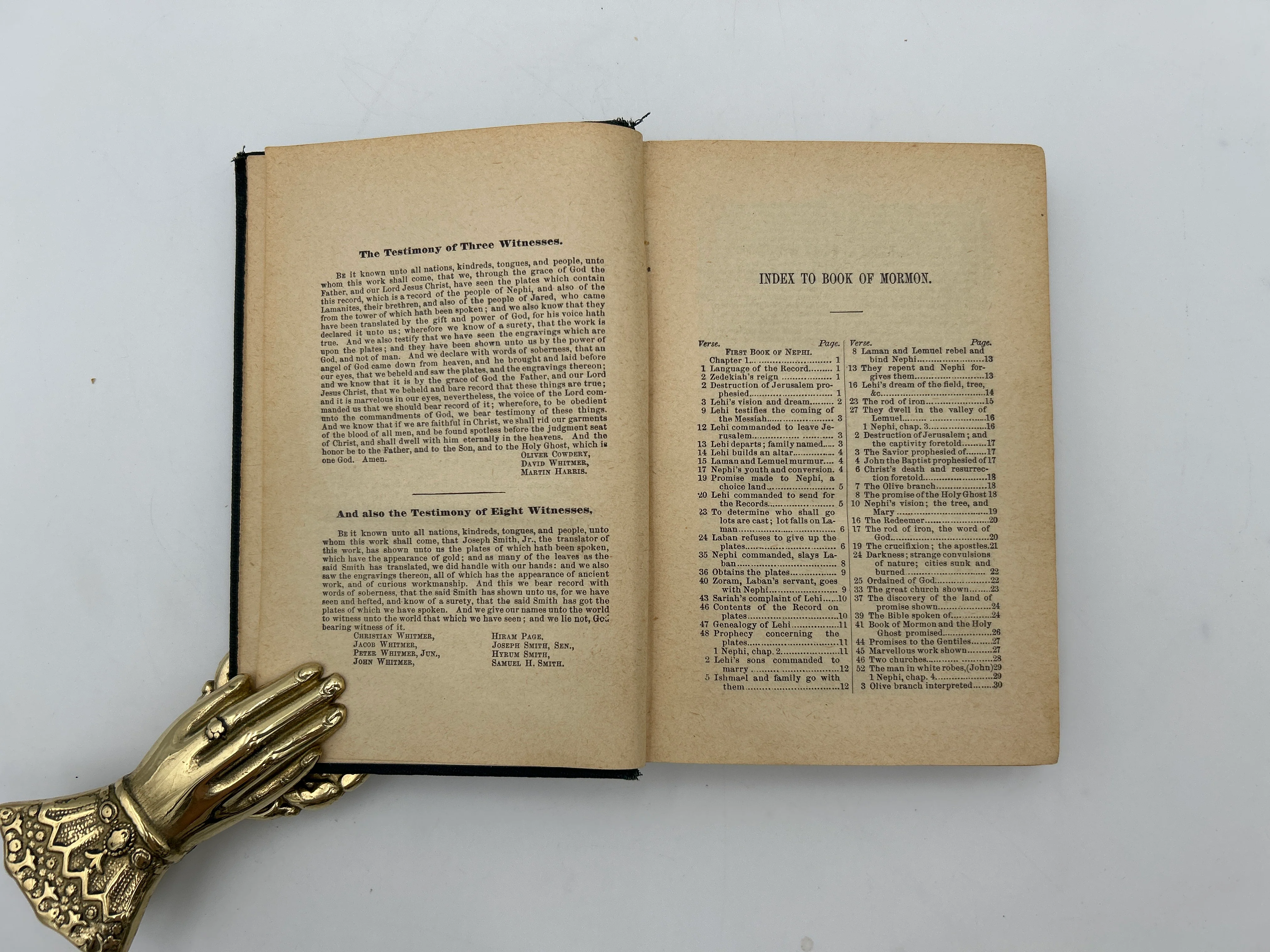 Book of Mormon (RLDS) 1874 - Image 4