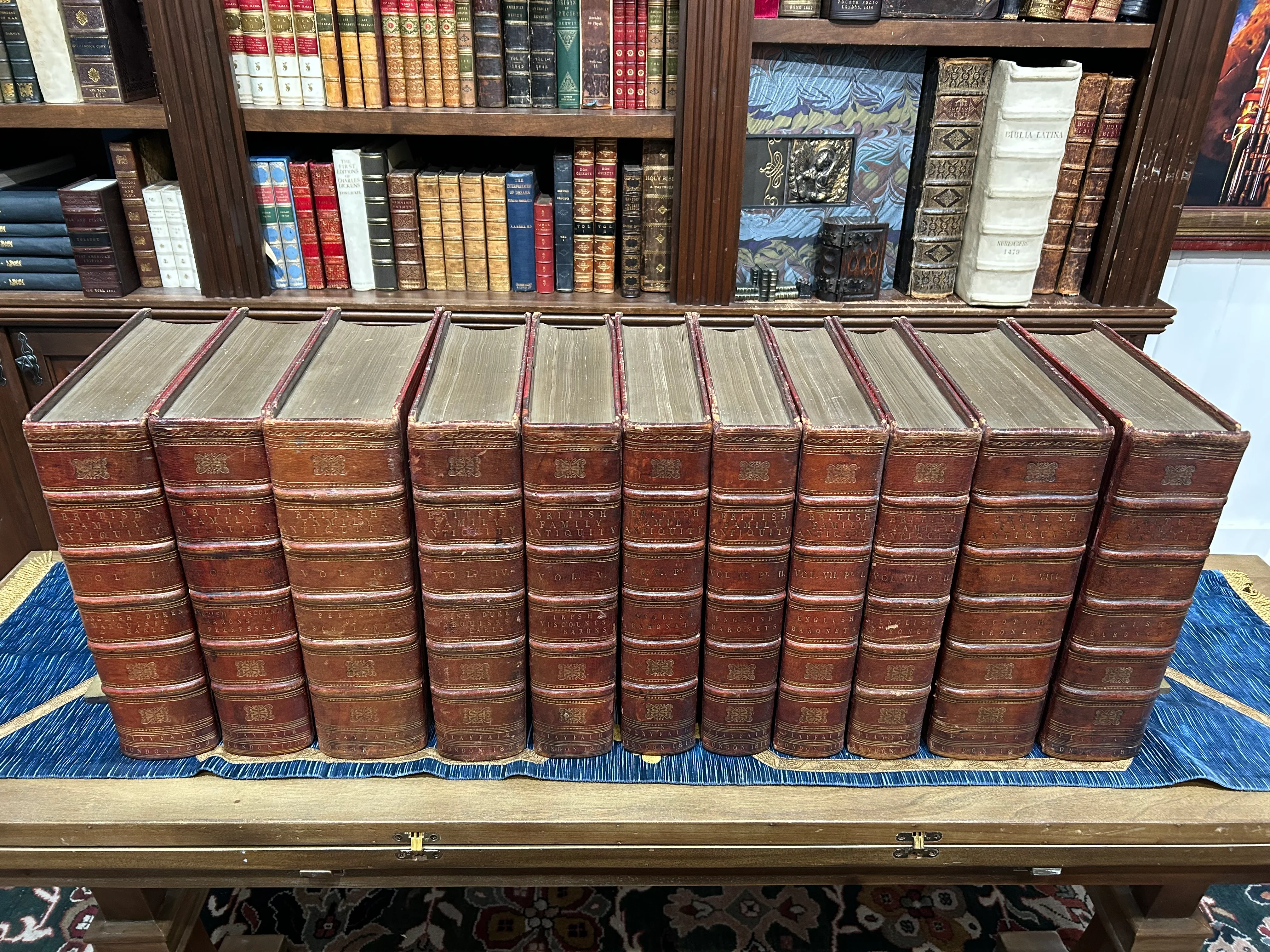 British Family Antiquity Eleven Volume Set - Image 12