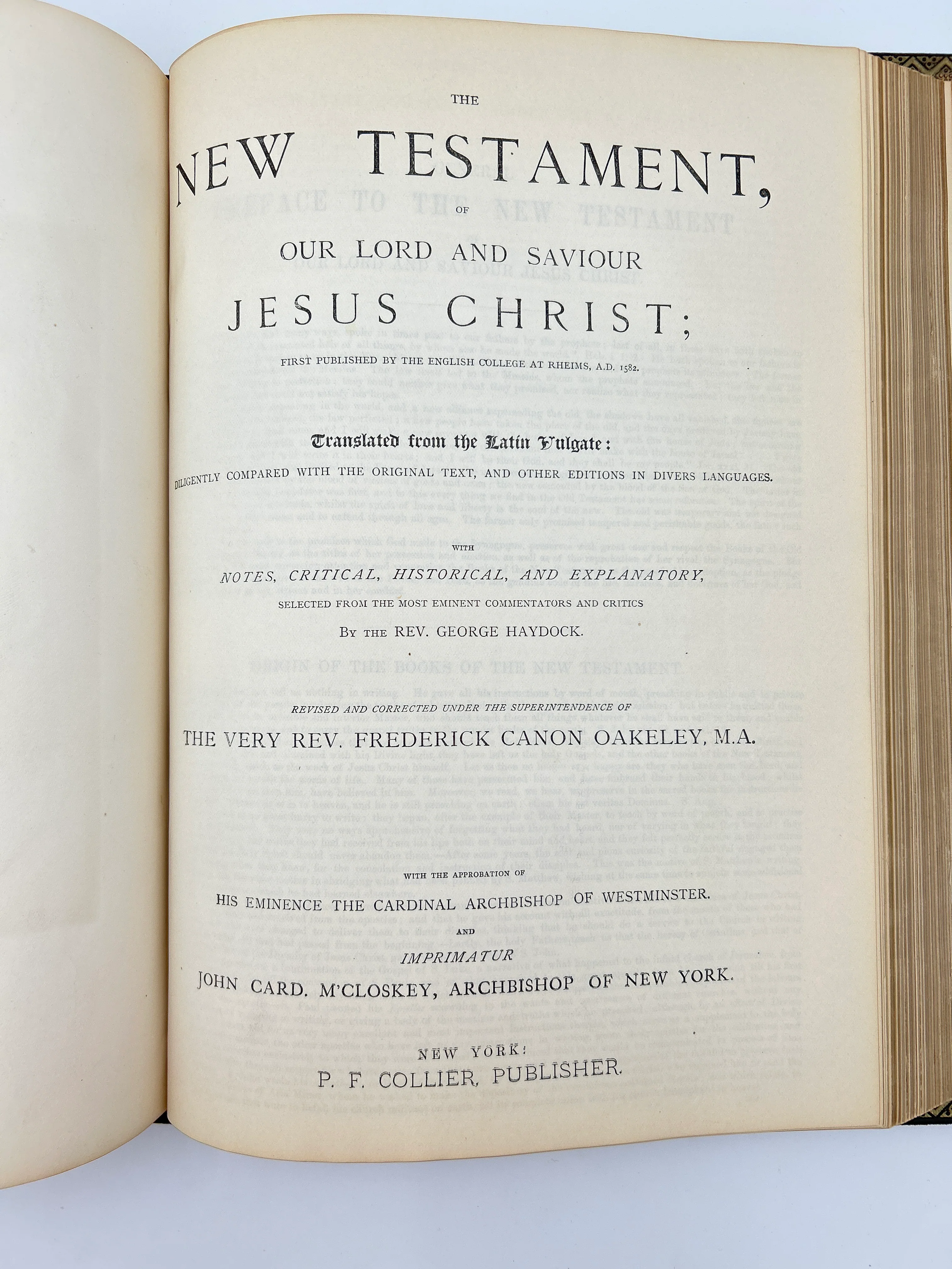 Catholic Family Bible 1884 - Image 9