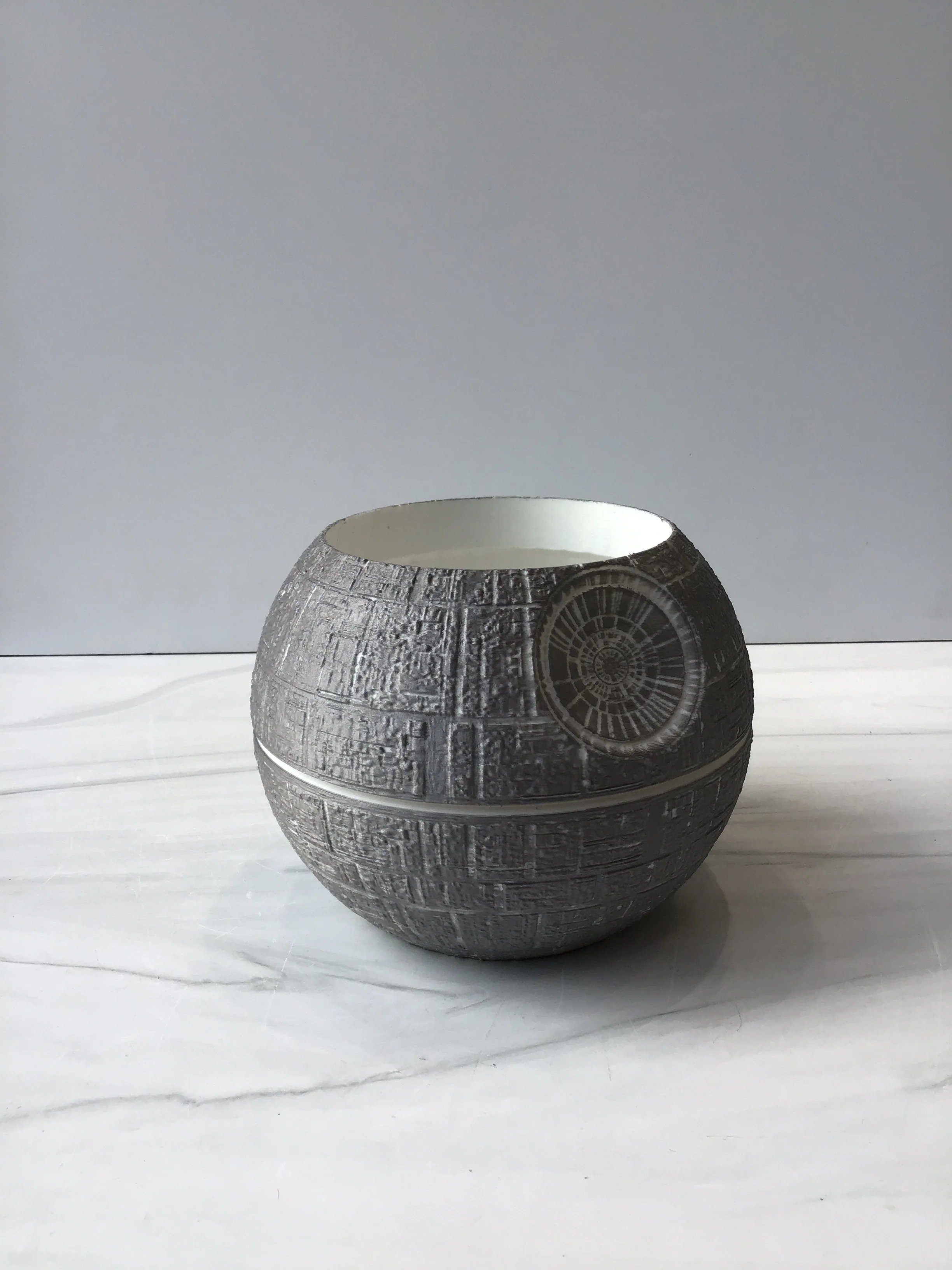 -Death Star Plant Pot