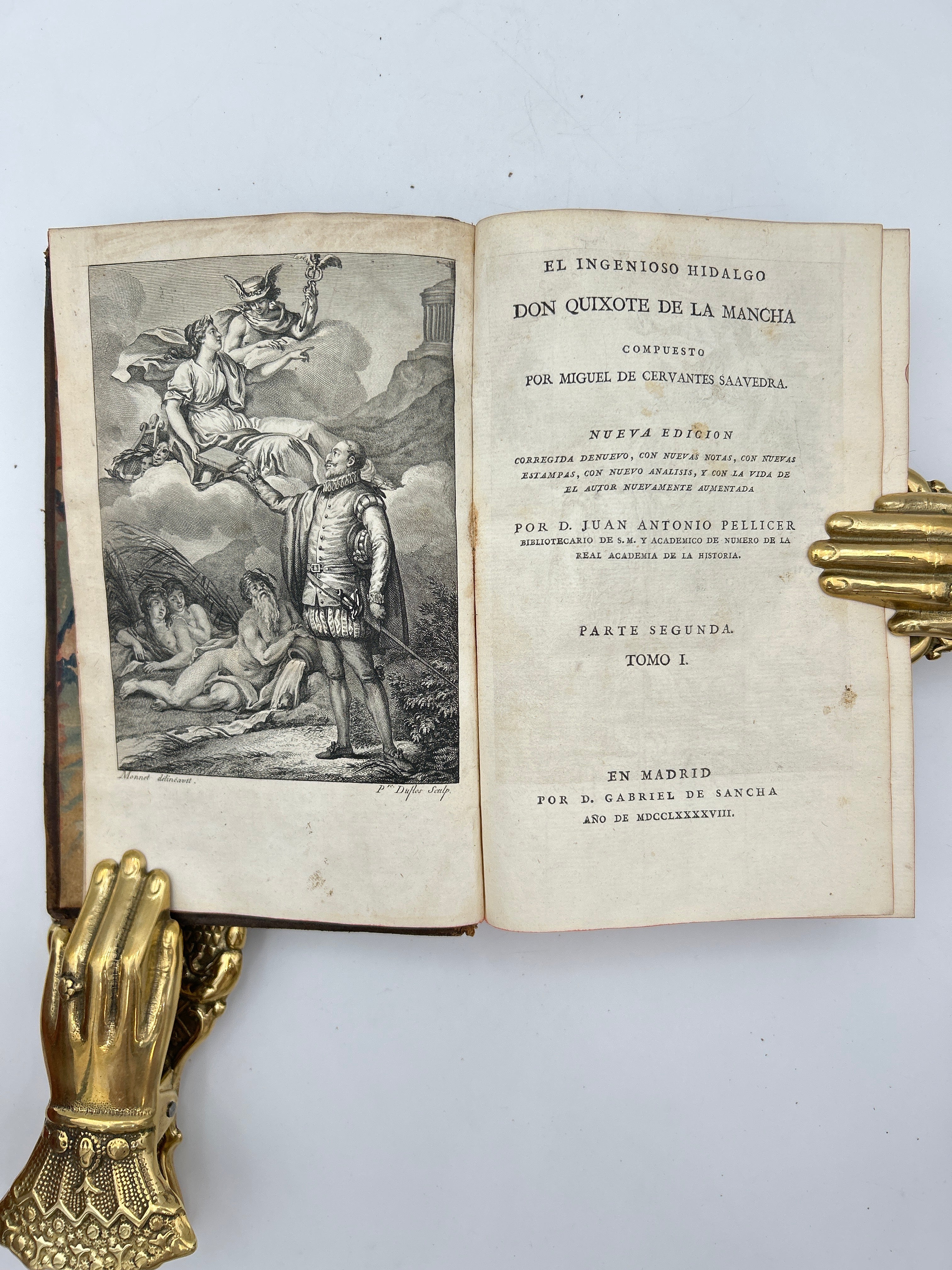 Don Quixote - Spanish 1797 (5 vol) - Image 15