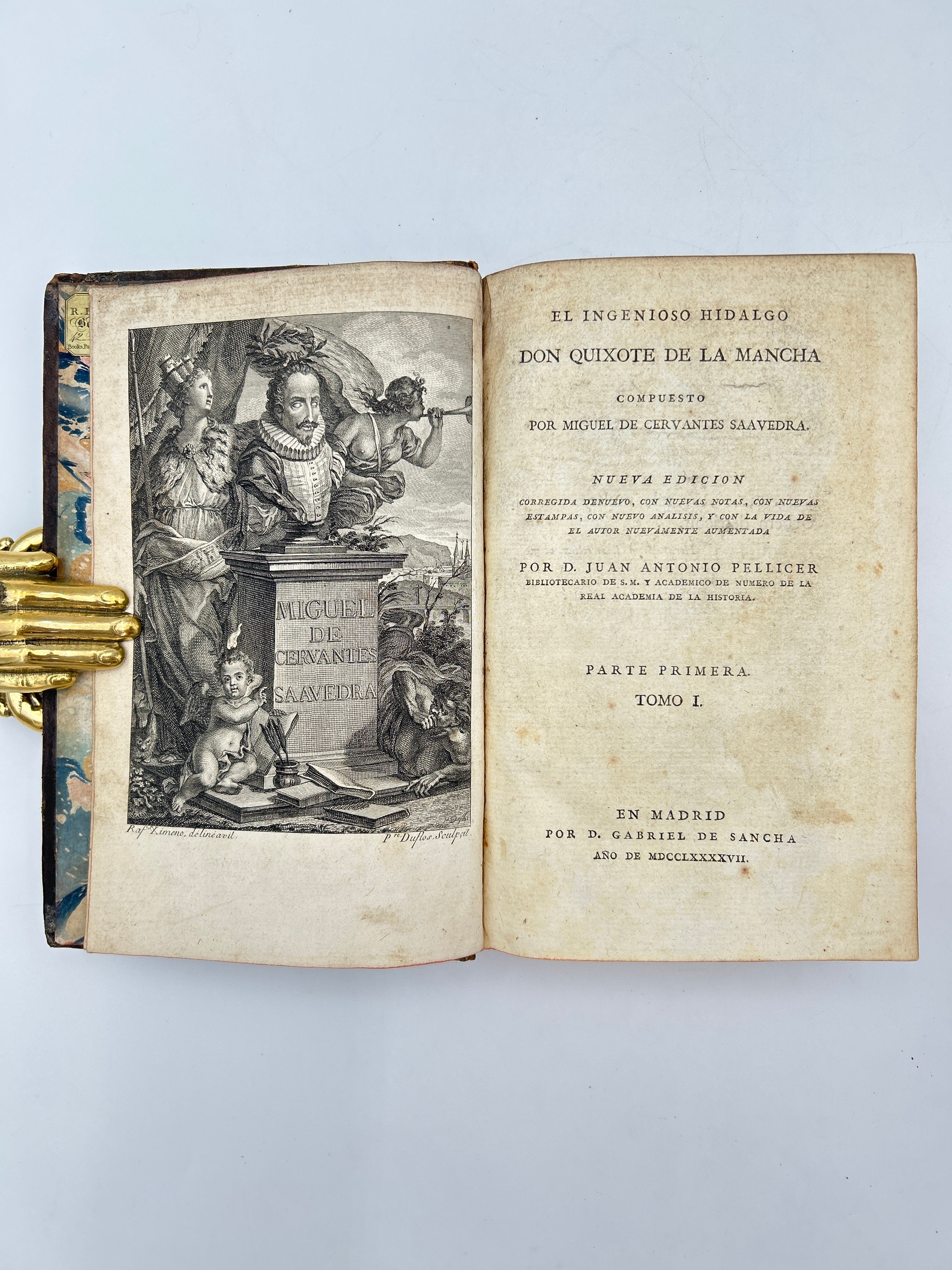 Don Quixote - Spanish 1797 (5 vol) - Image 5