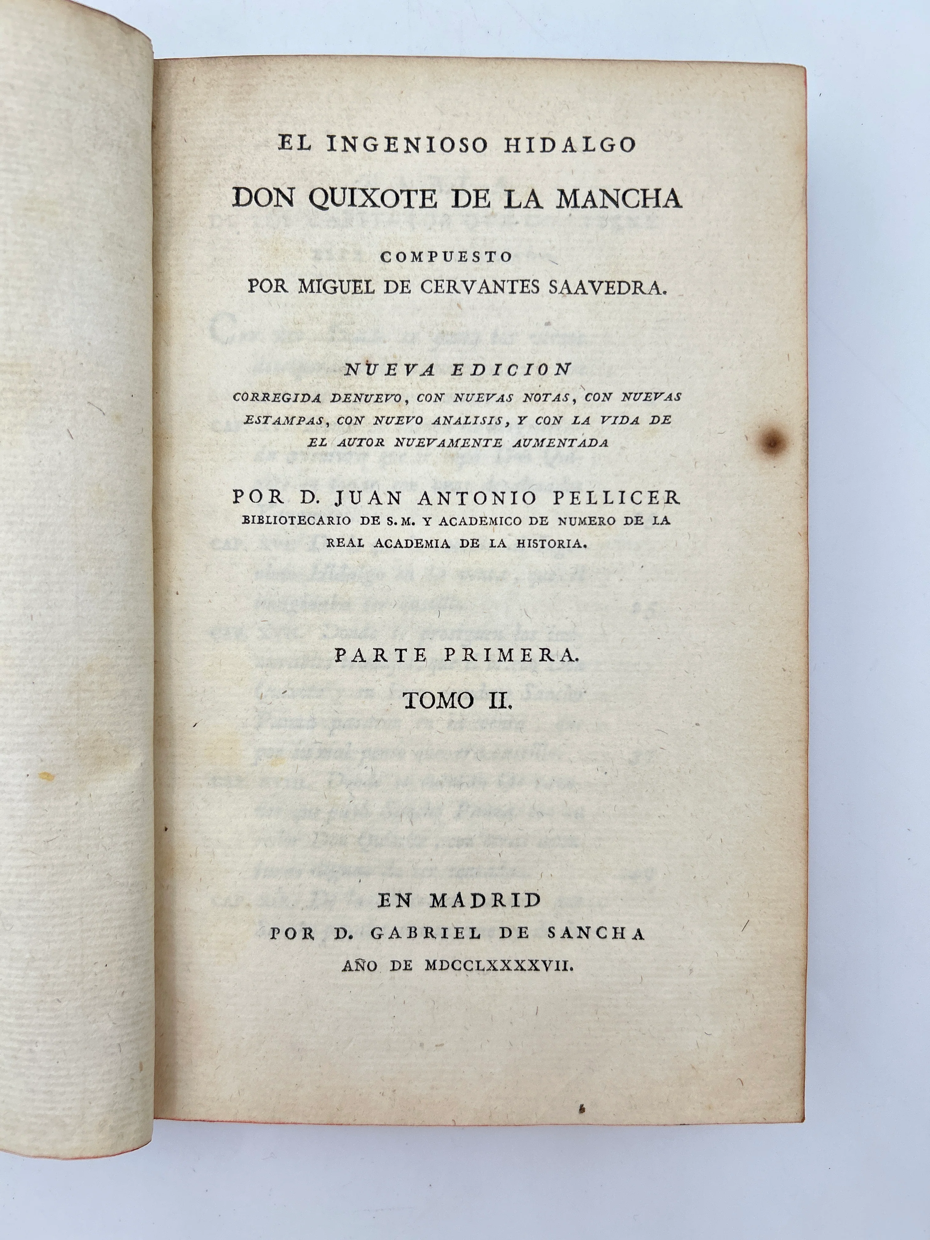 Don Quixote - Spanish 1797 (5 vol) - Image 9