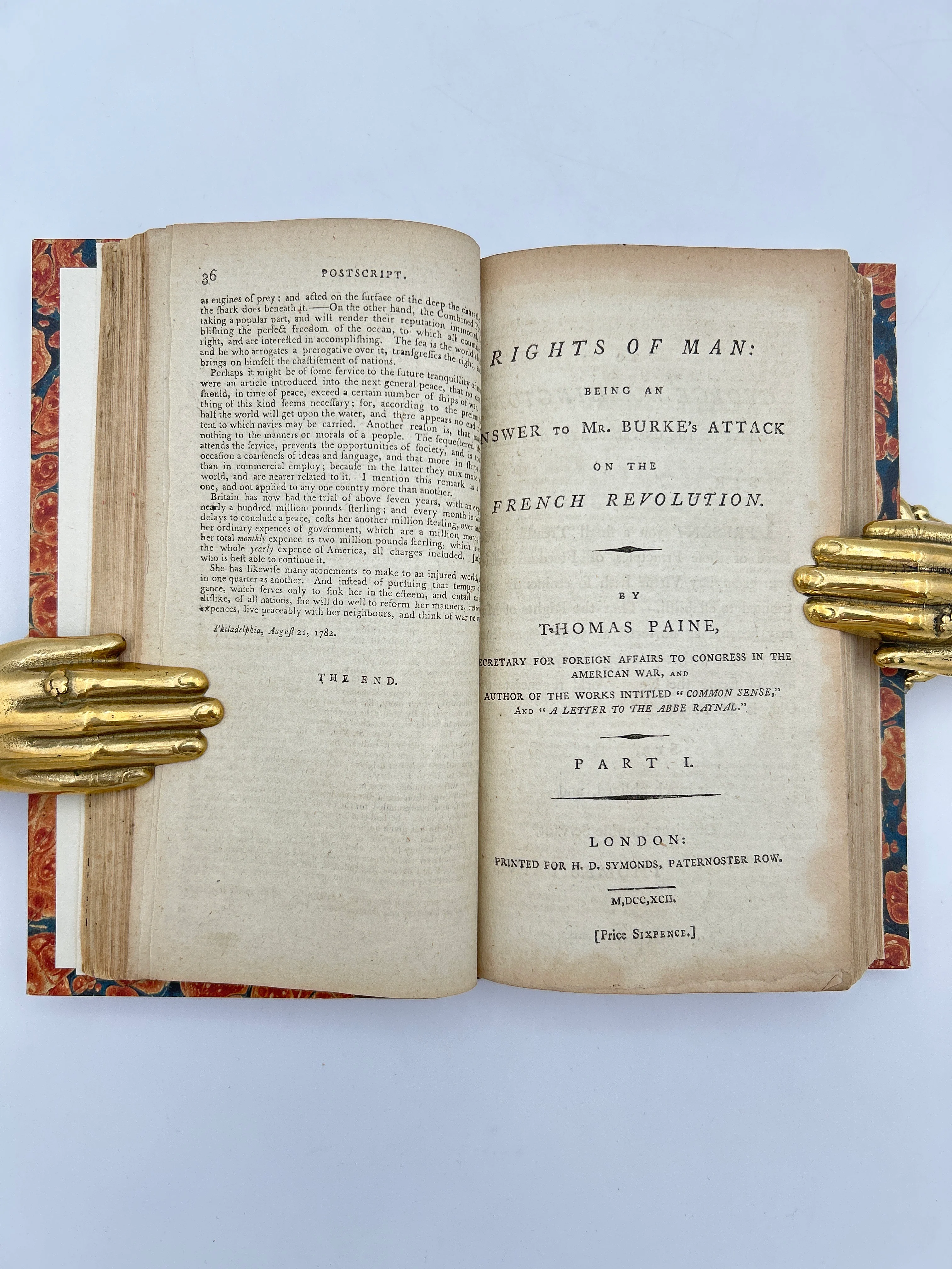 Five 1792 Selections from “Common Sense” - Image 5