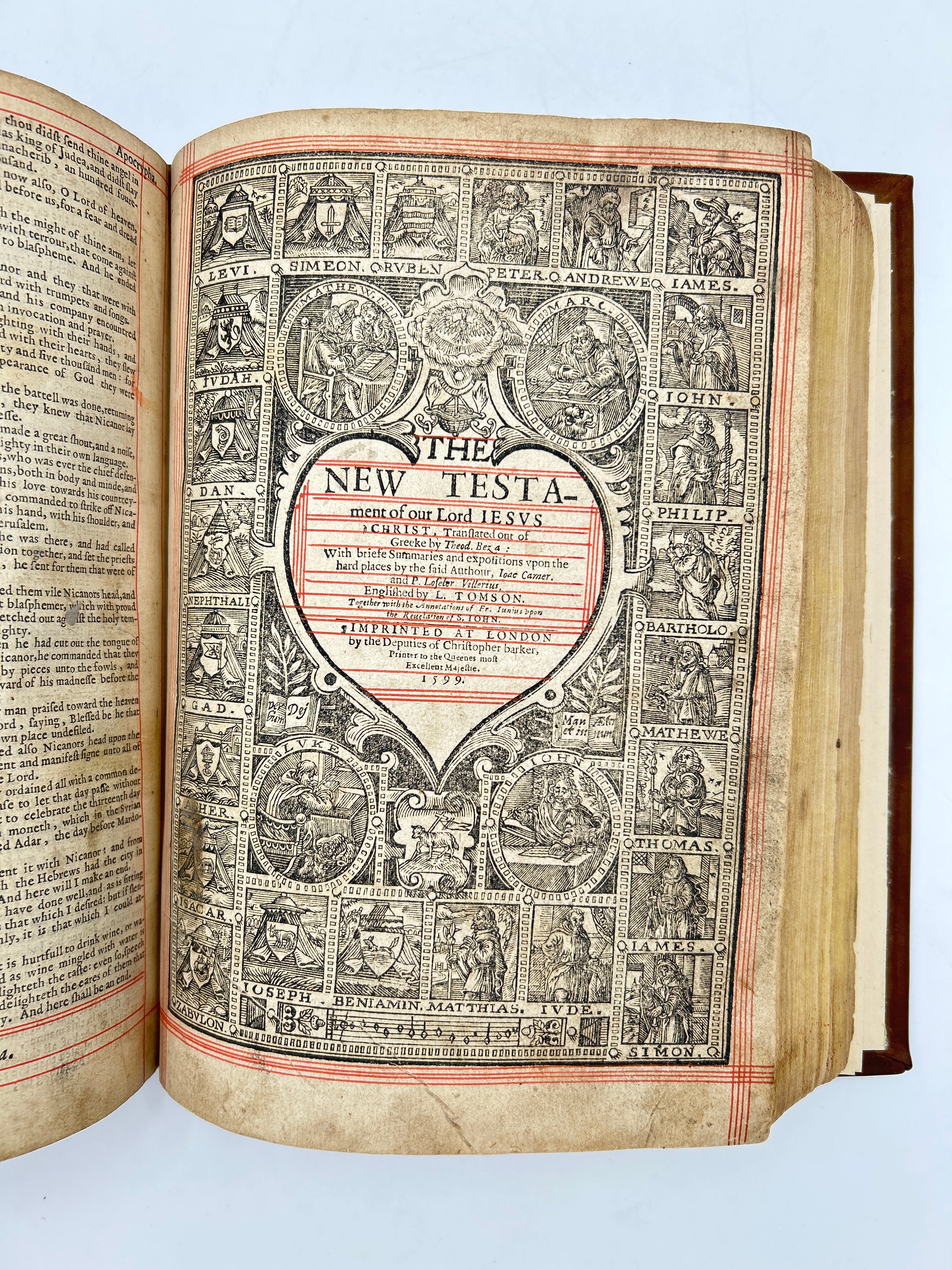 Geneva Bible Ruled in Red - Image 5