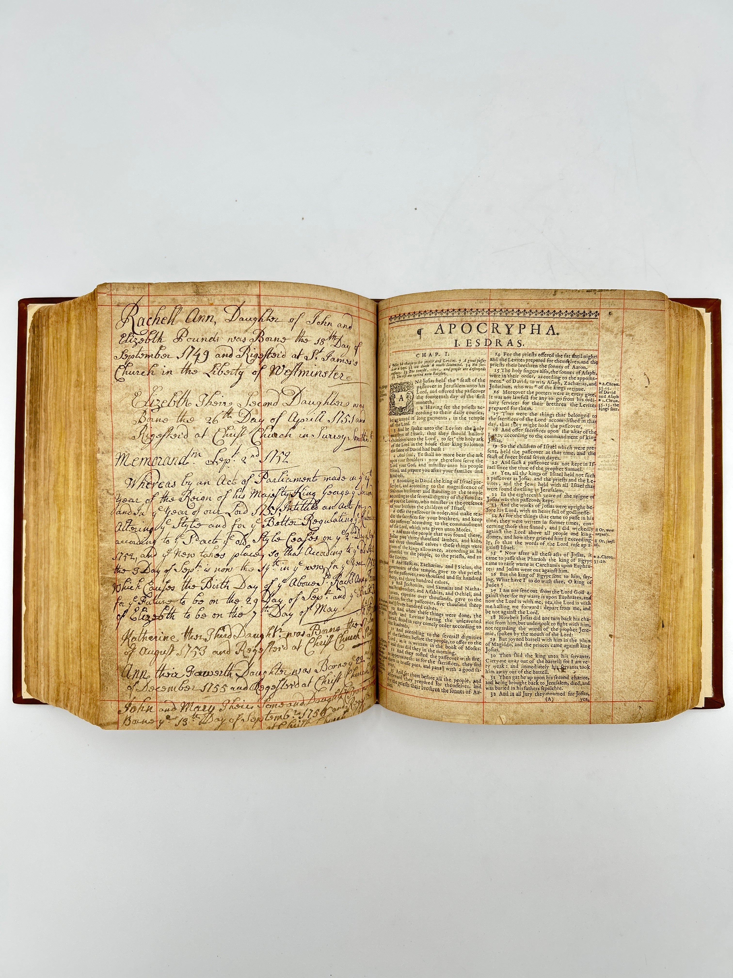 Geneva Bible Ruled in Red - Image 6