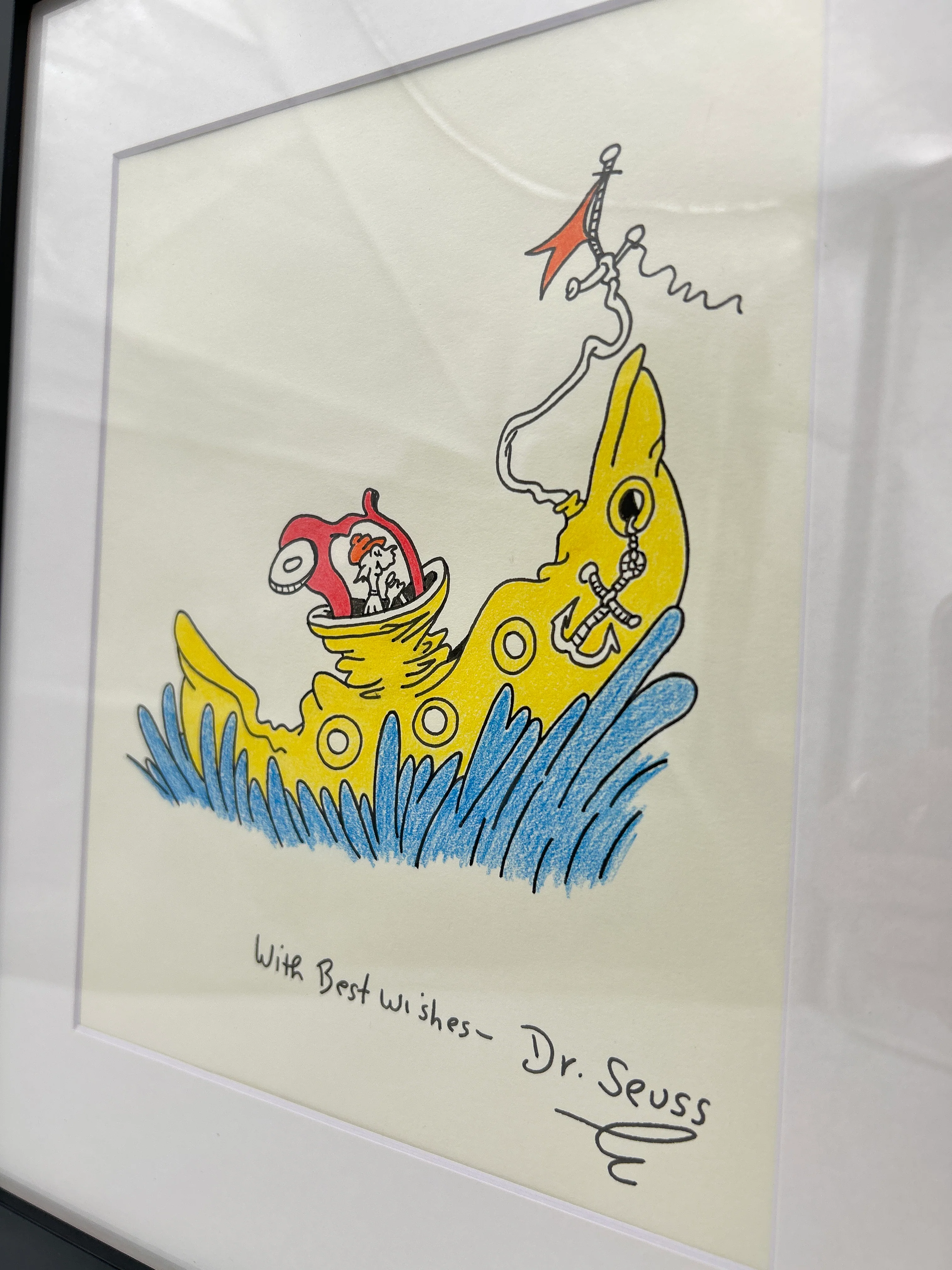 Green Eggs and Ham Boat Dr. Seuss Sketch - Image 2
