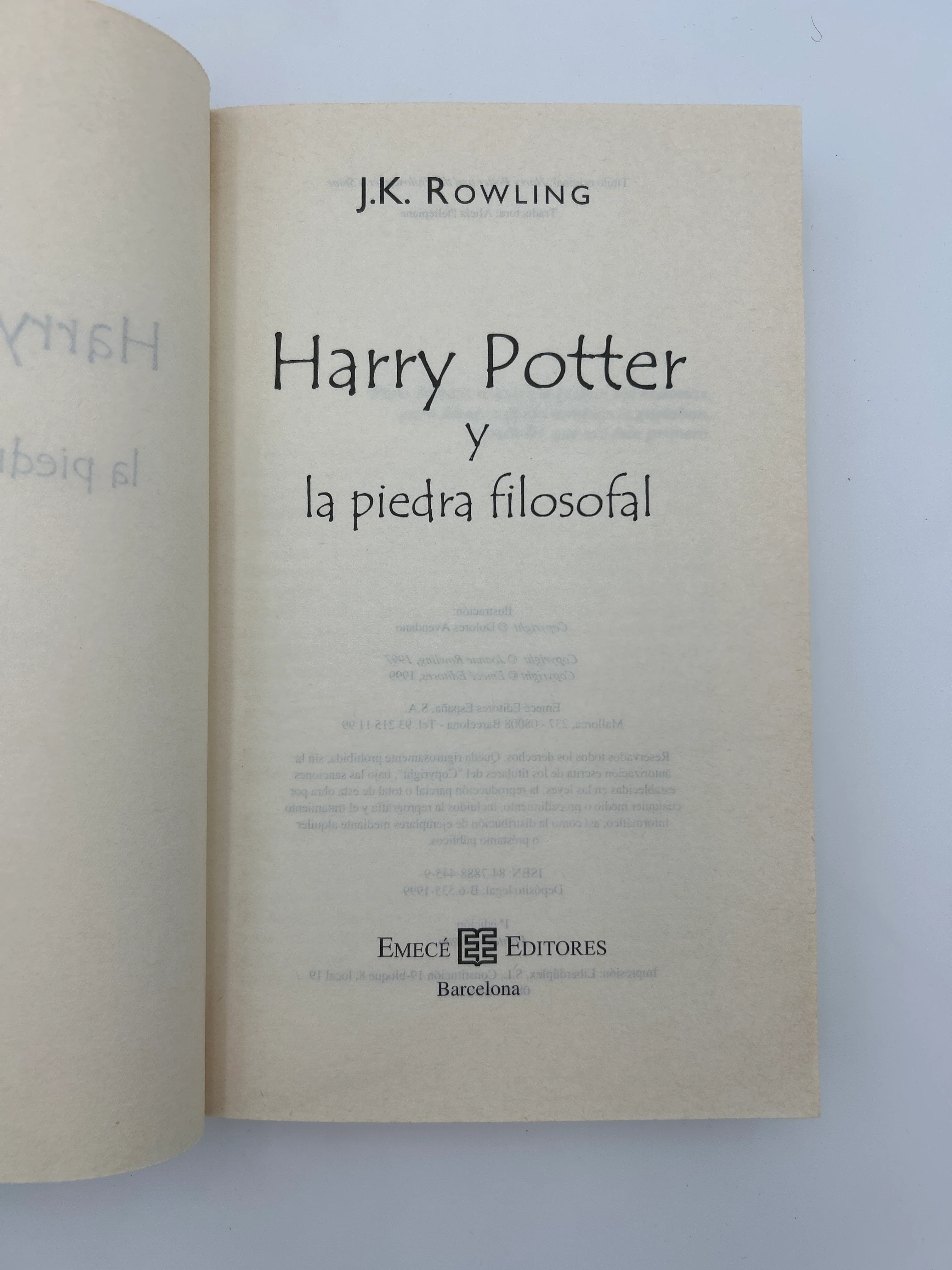 Harry Potter Y La Piedra Filosofal First Edition - Image 4