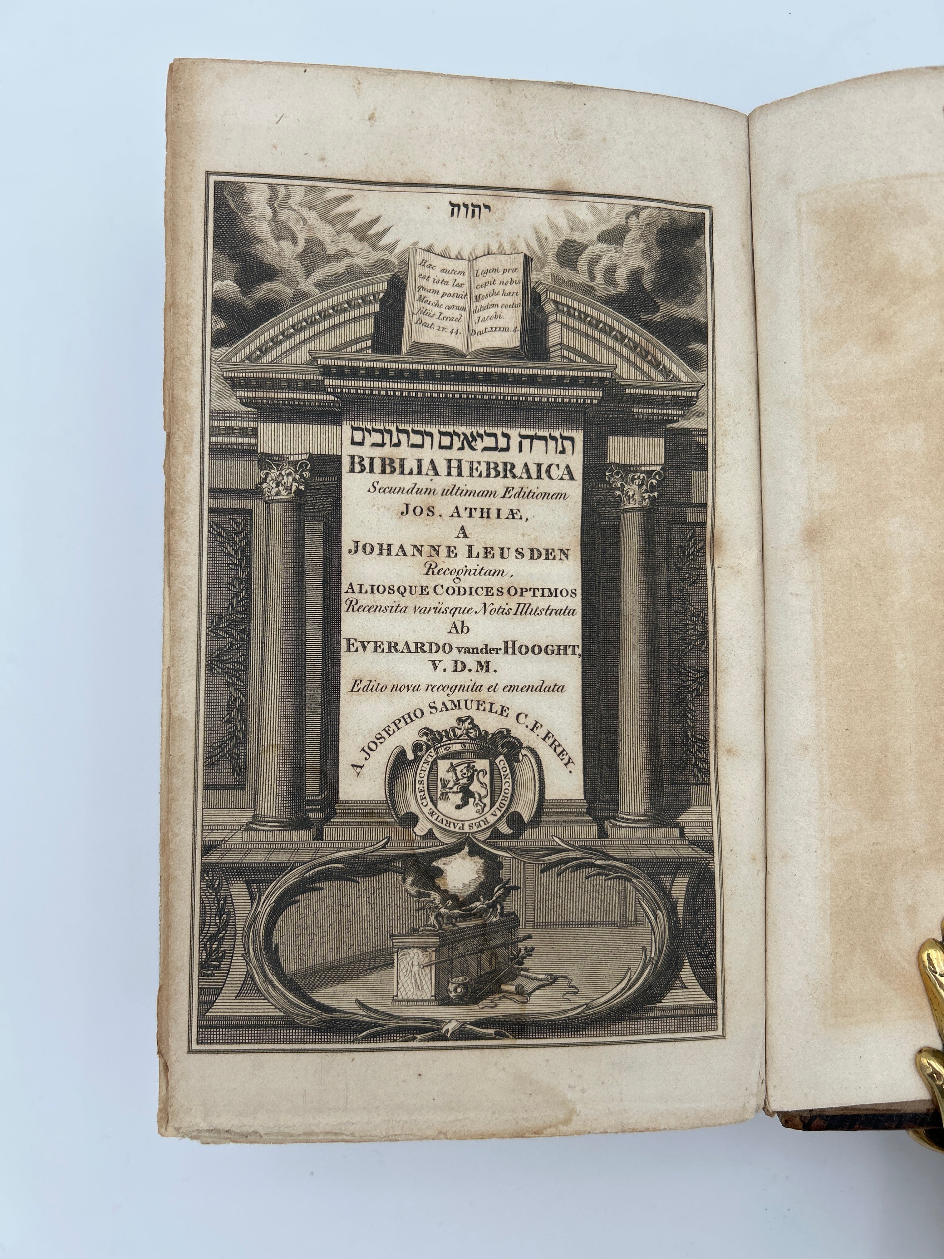 Hebrew Bible 1812-1814 - Image 7
