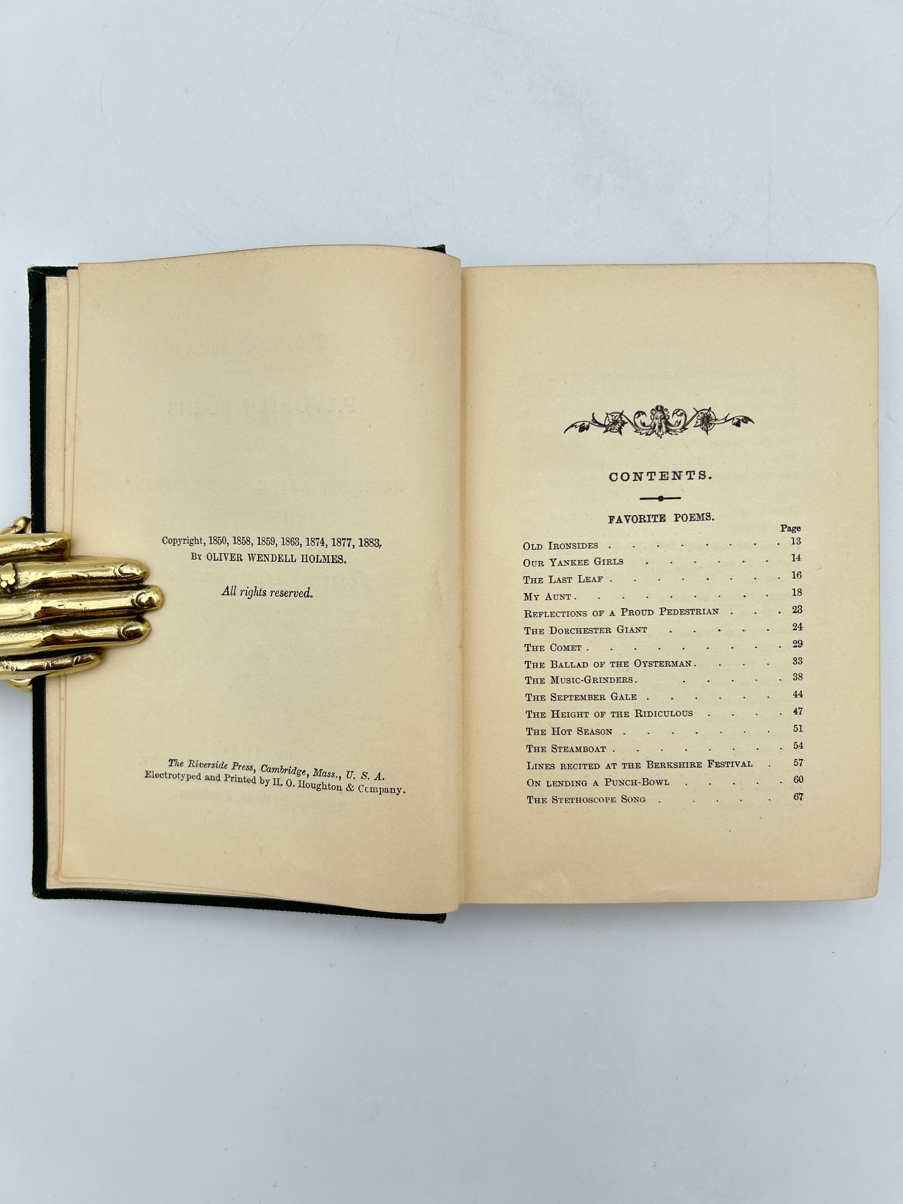 Holmes Favorite Poems - Image 3