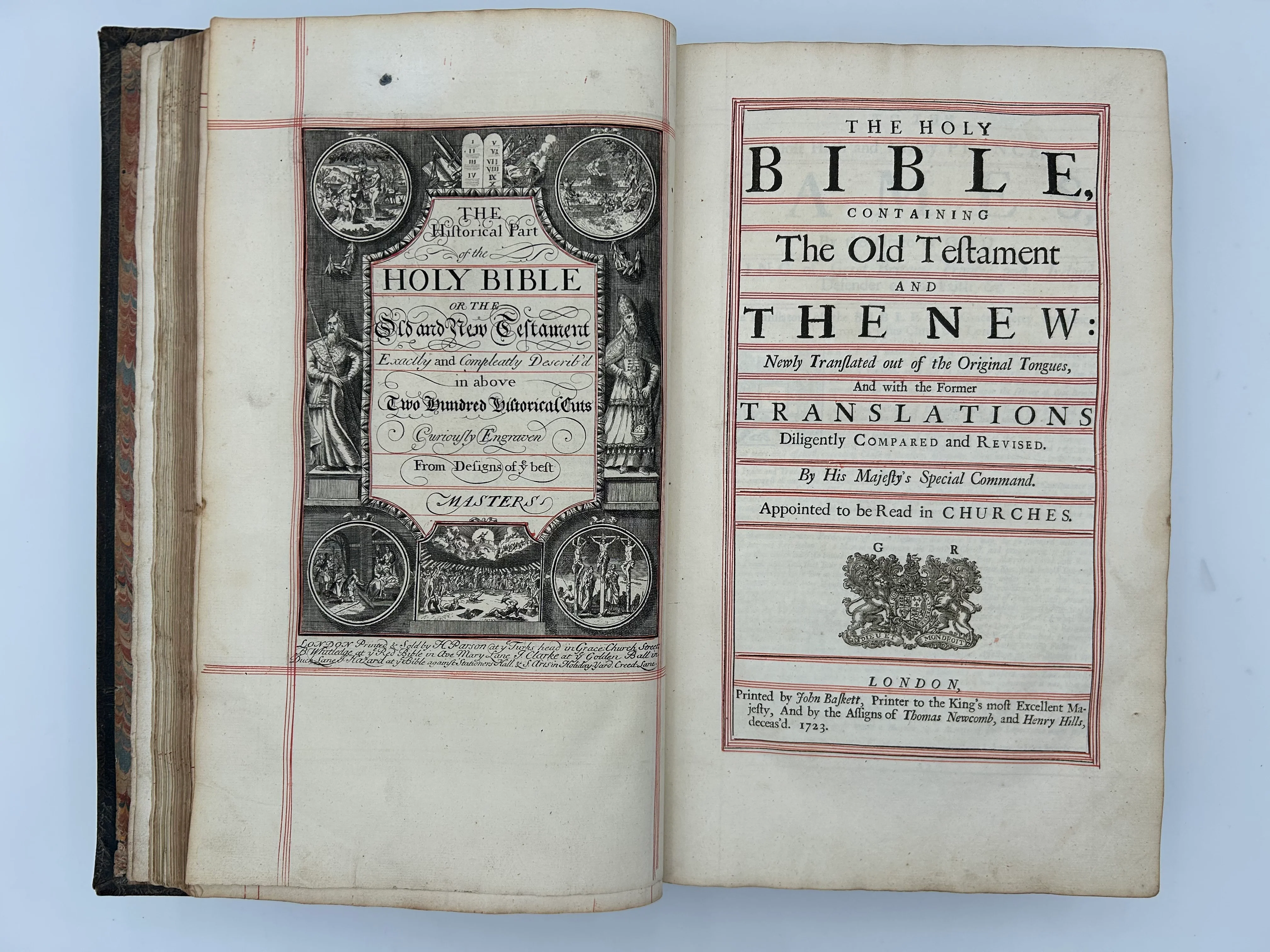 Holy Bible 1723 - Image 8