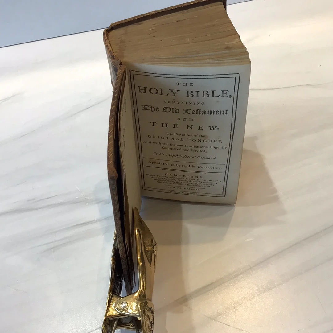 -Holy Bible 1788 - Image 3