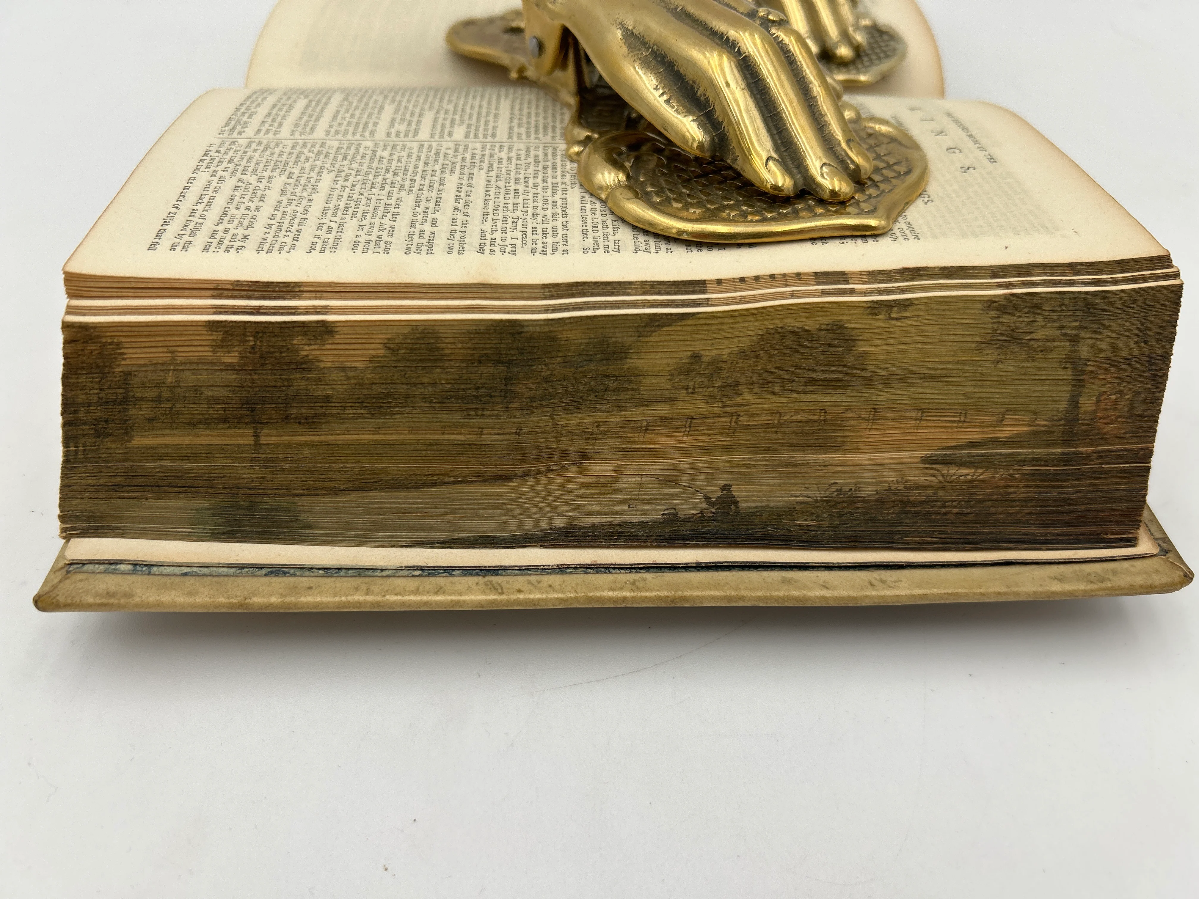 Holy Bible with Fore Edge Painting 1796 - Image 5