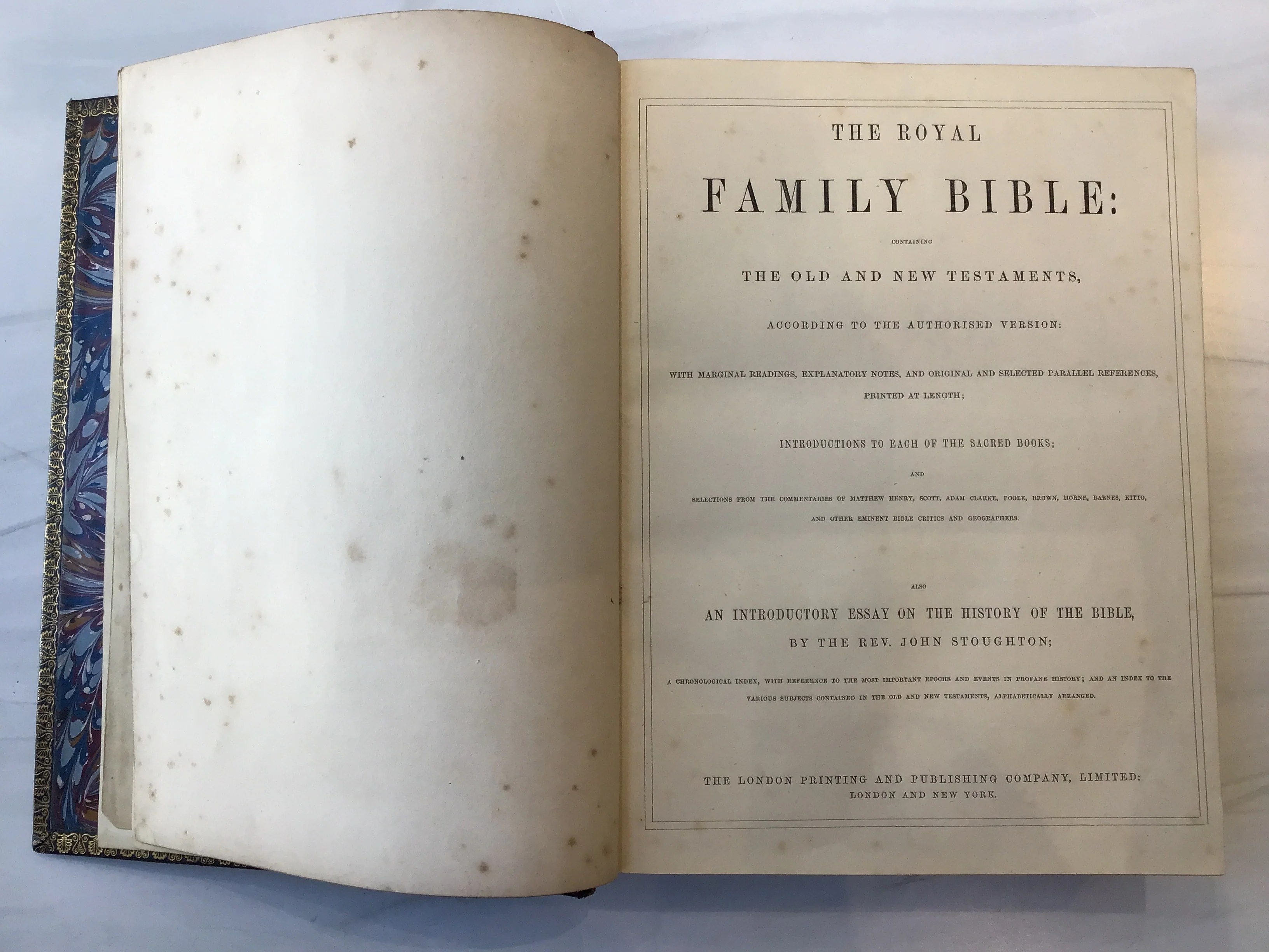 Holy Bible 1850 - Image 3