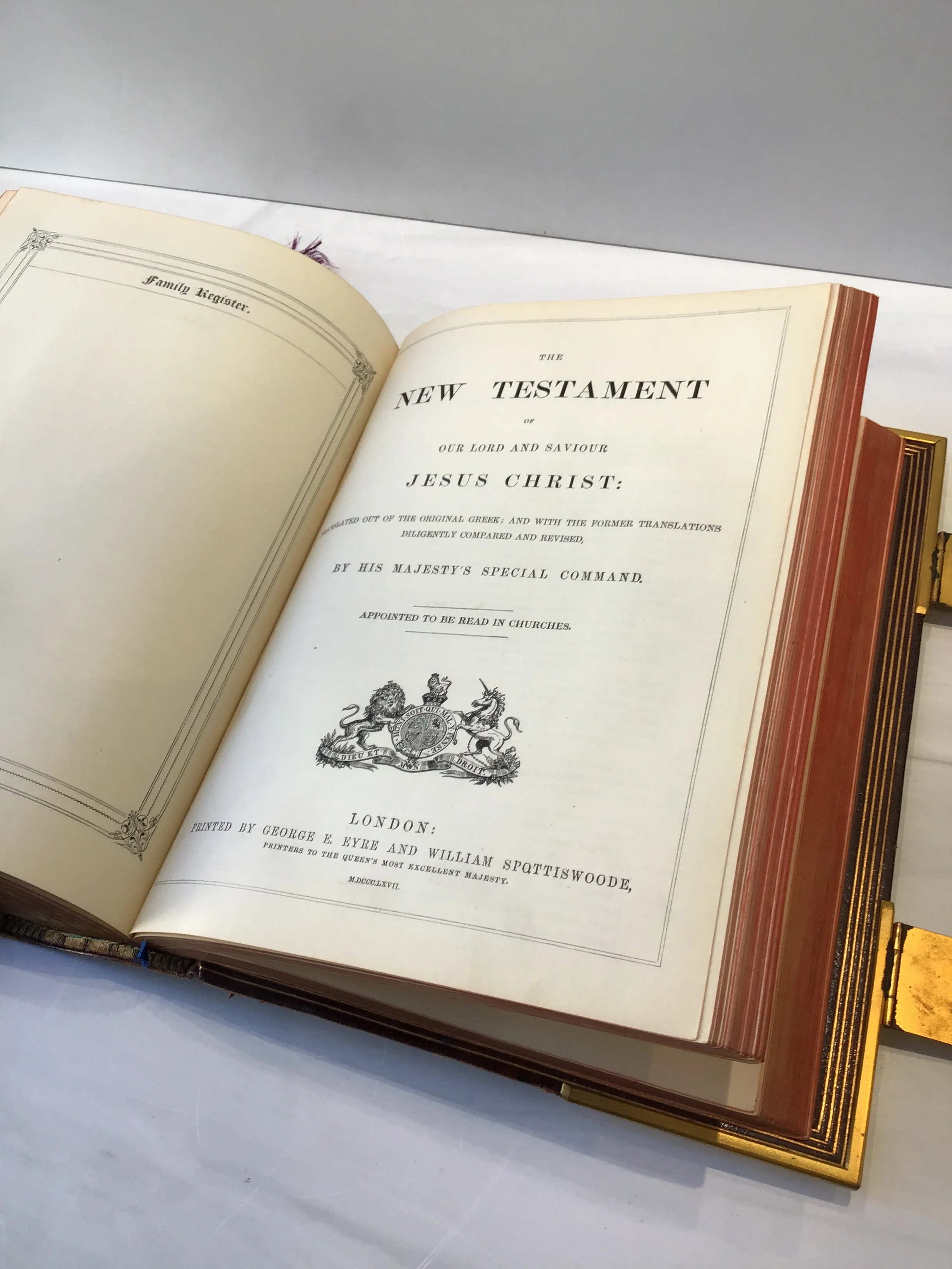 Holy Bible 1861* - Image 8