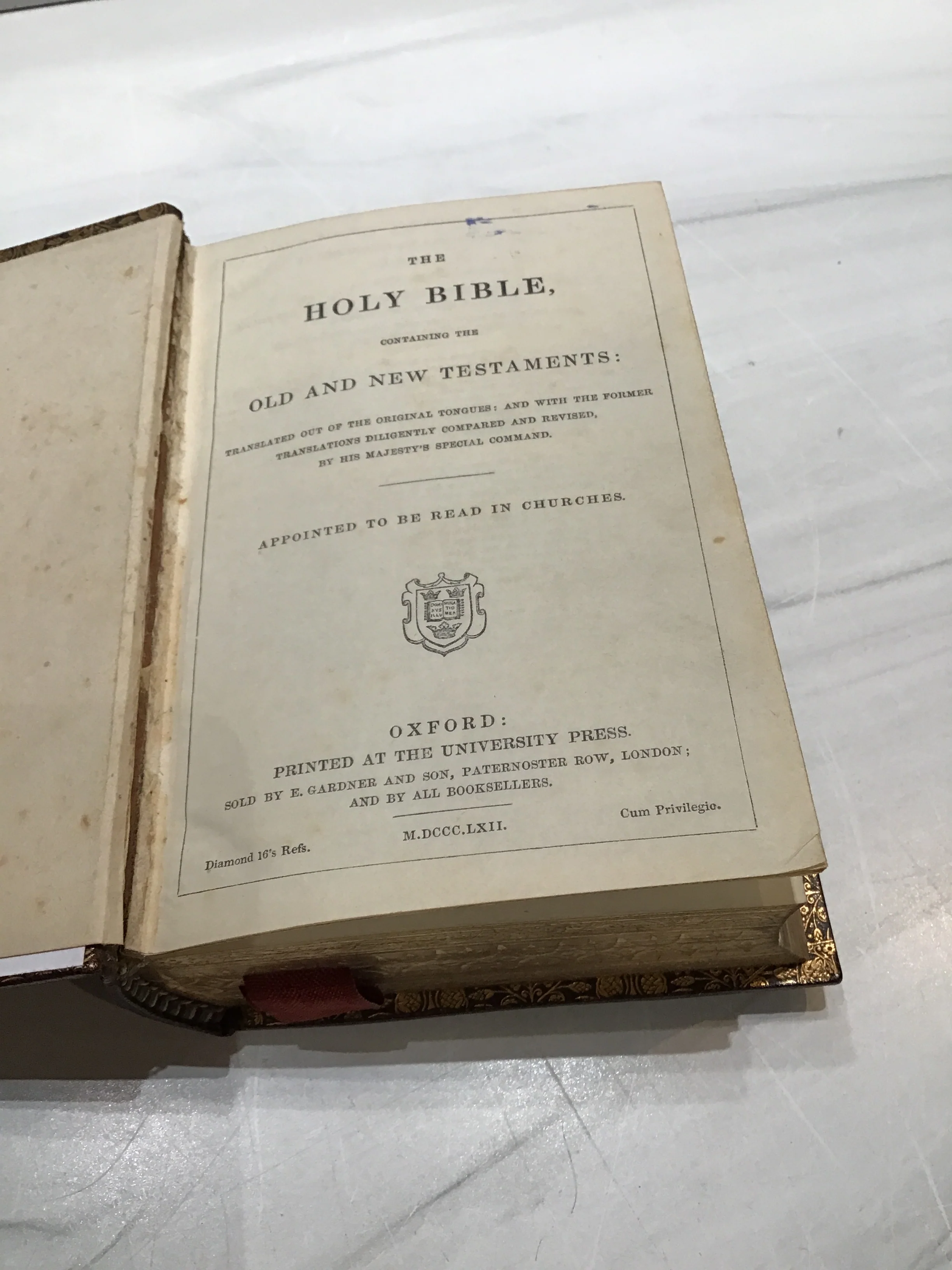 Holy Bible 1862 - Image 4