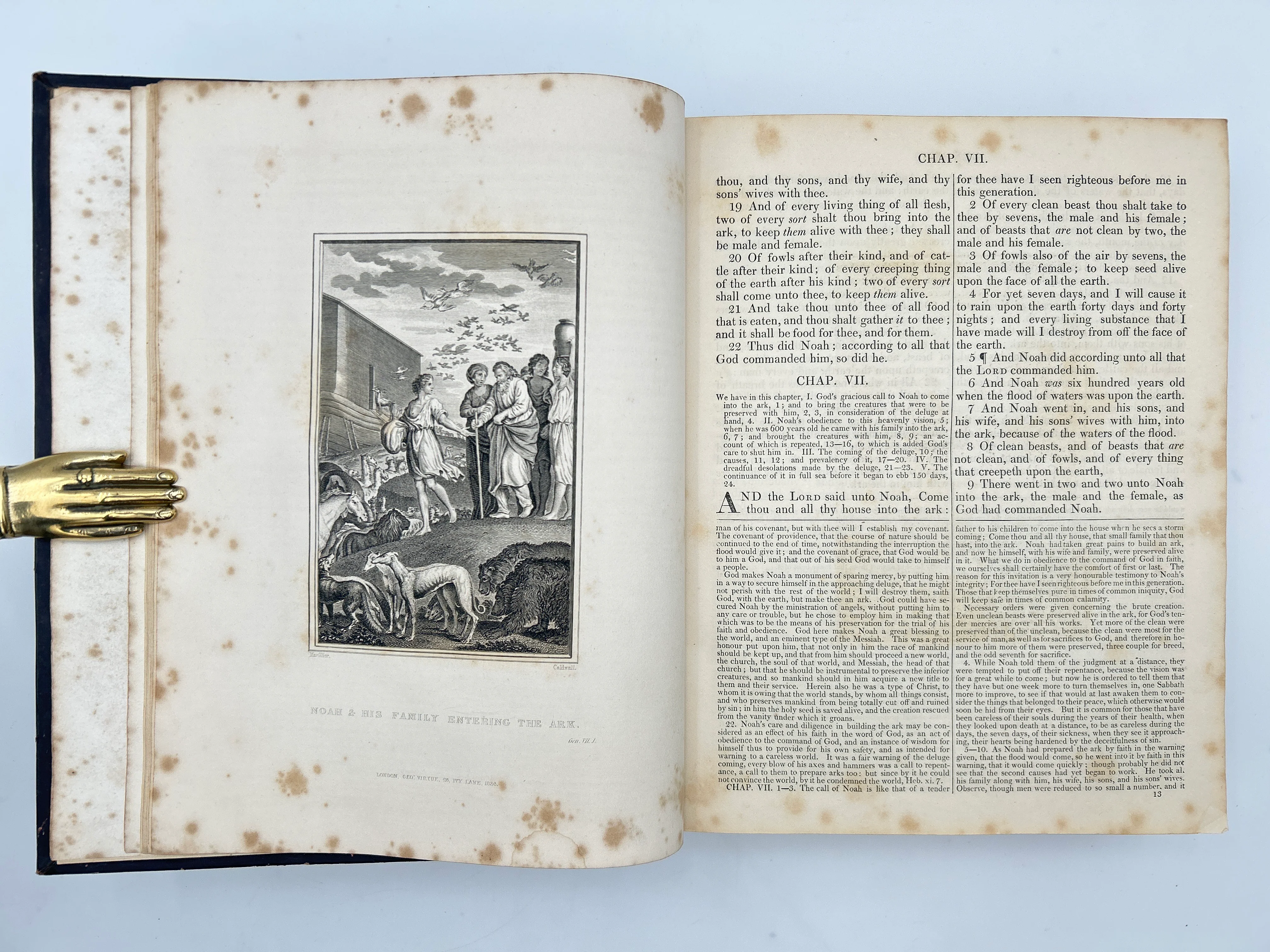 Holy Bible 1840 in Two Volumes - Image 4