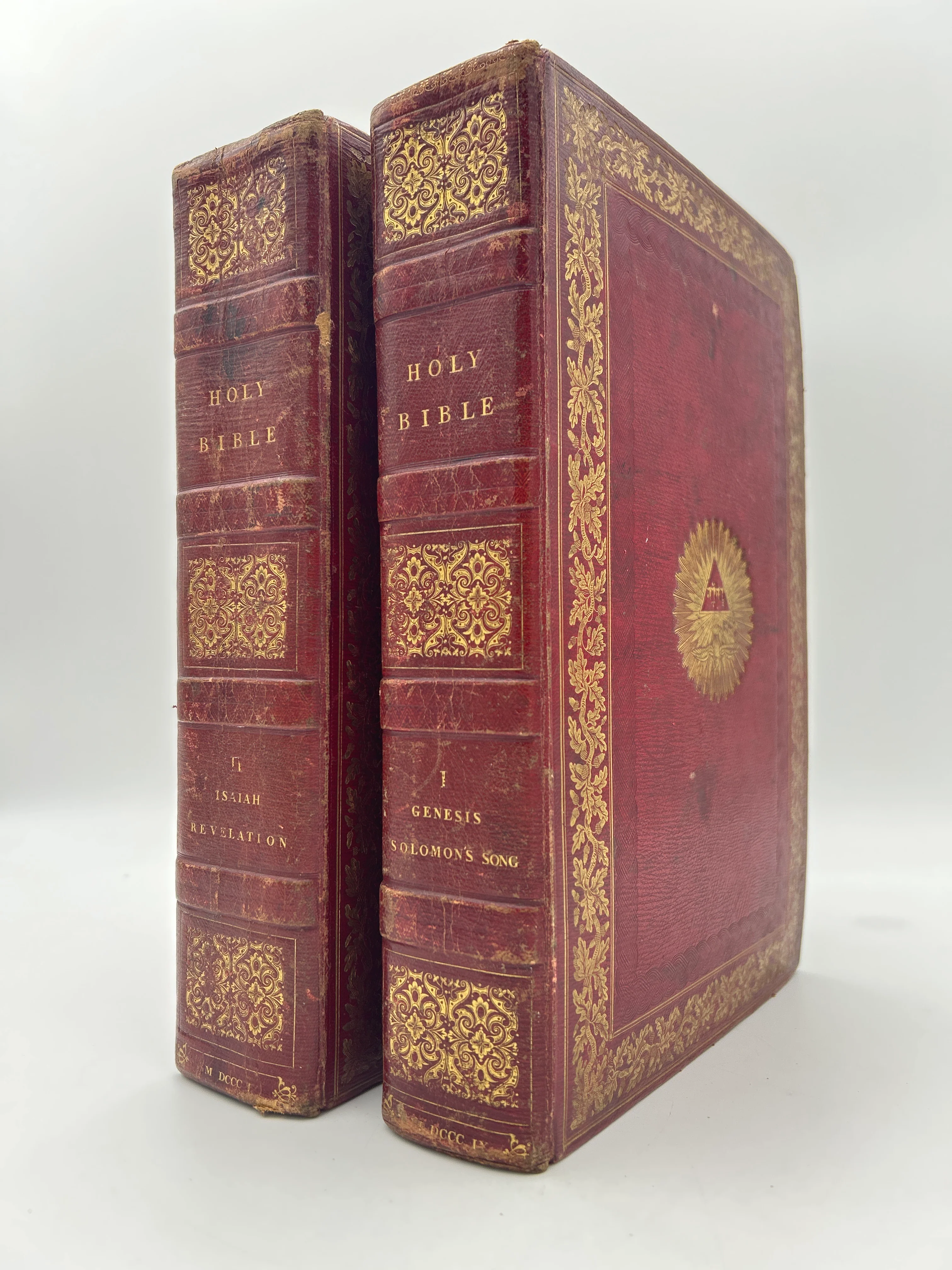 Holy Bible In Two Volumes 1809
