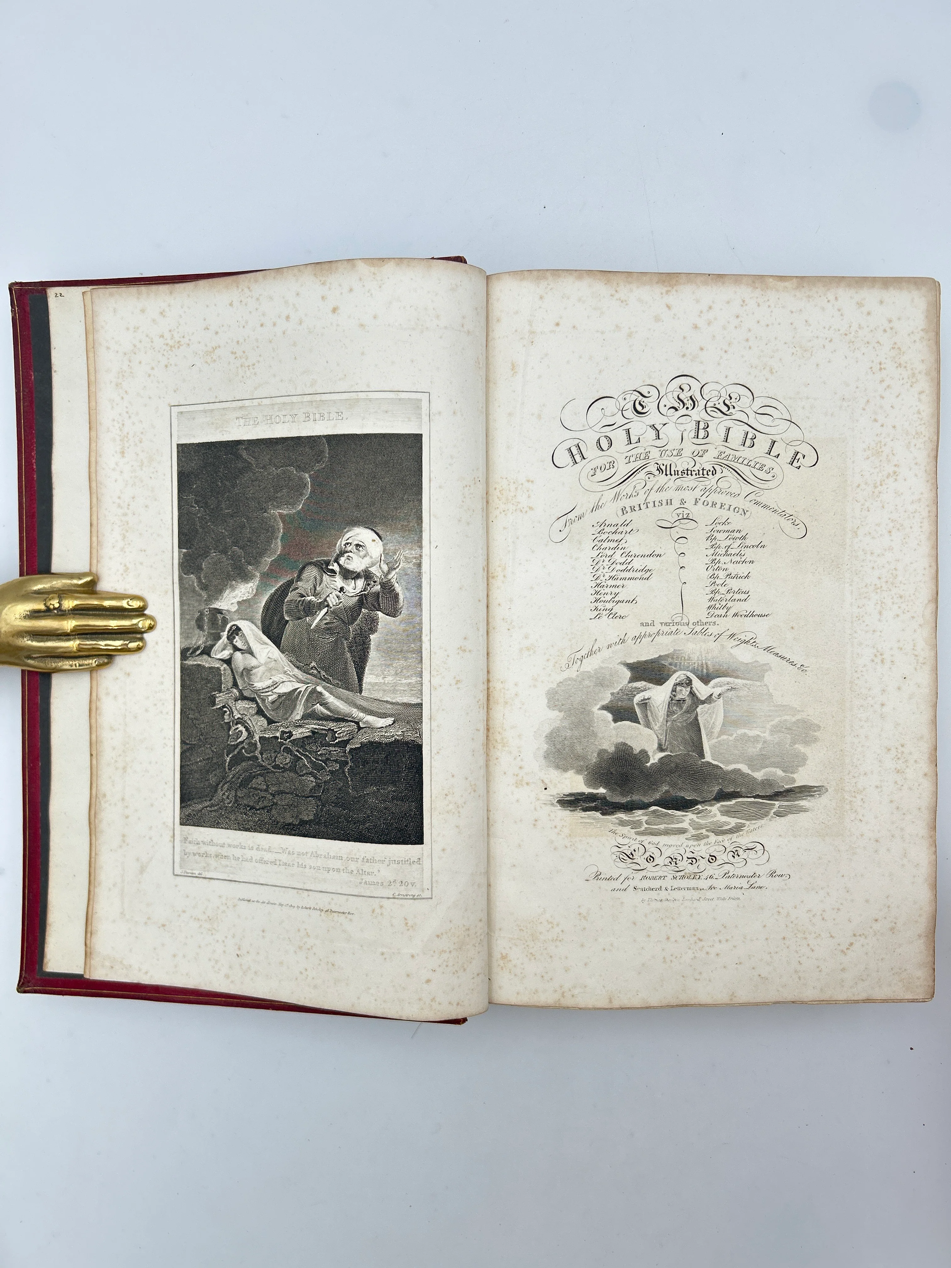 Holy Bible In Two Volumes 1809 - Image 3
